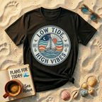 Low Tide High Vibes Vintage T-Shirt