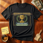 Officially Certified World's Best Tradie & Camper T-Shirt
