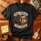 More Espresso Less Stresso T-Shirt