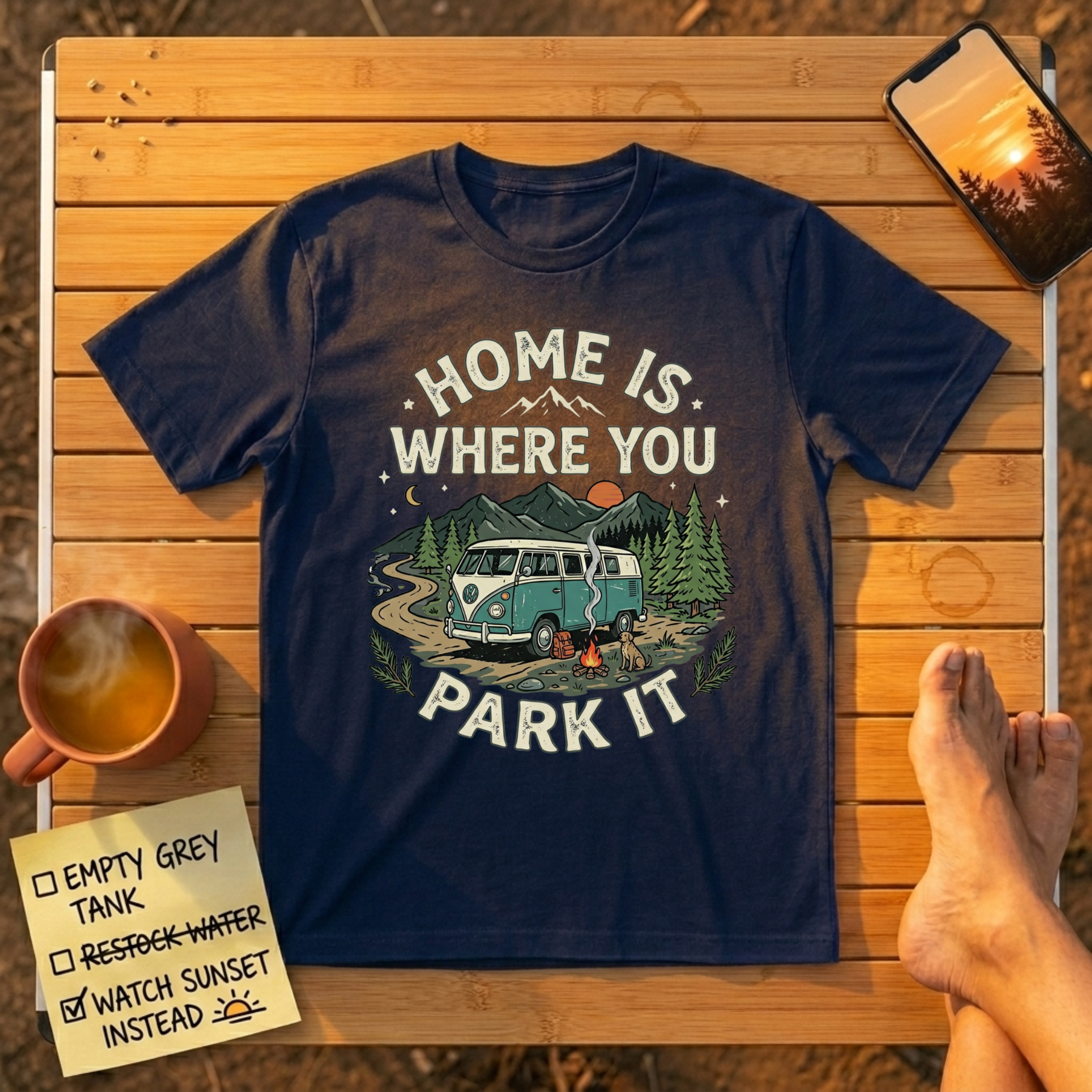 Home Is where You Park It T-Shirt