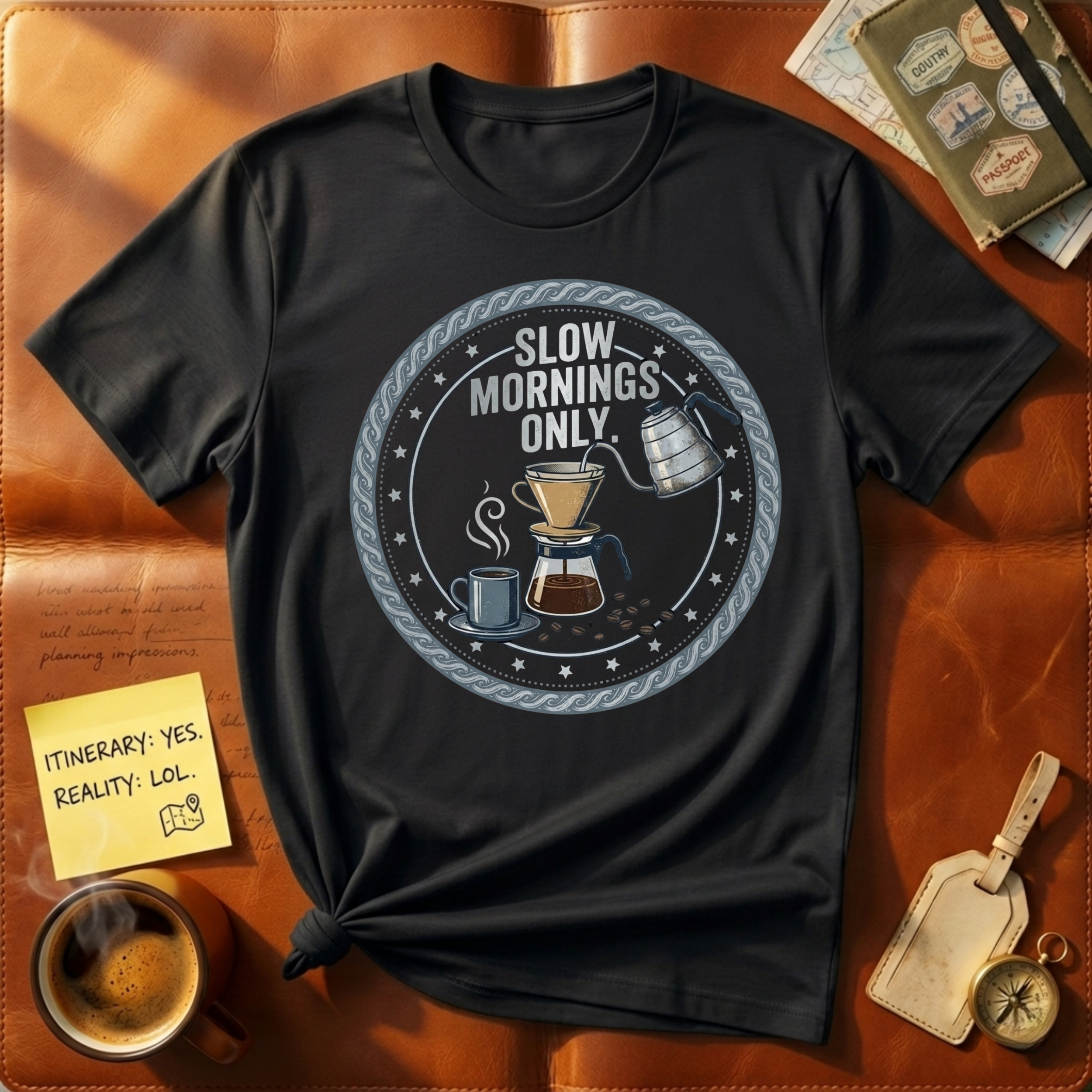 Slow Mornings Only T-Shirt