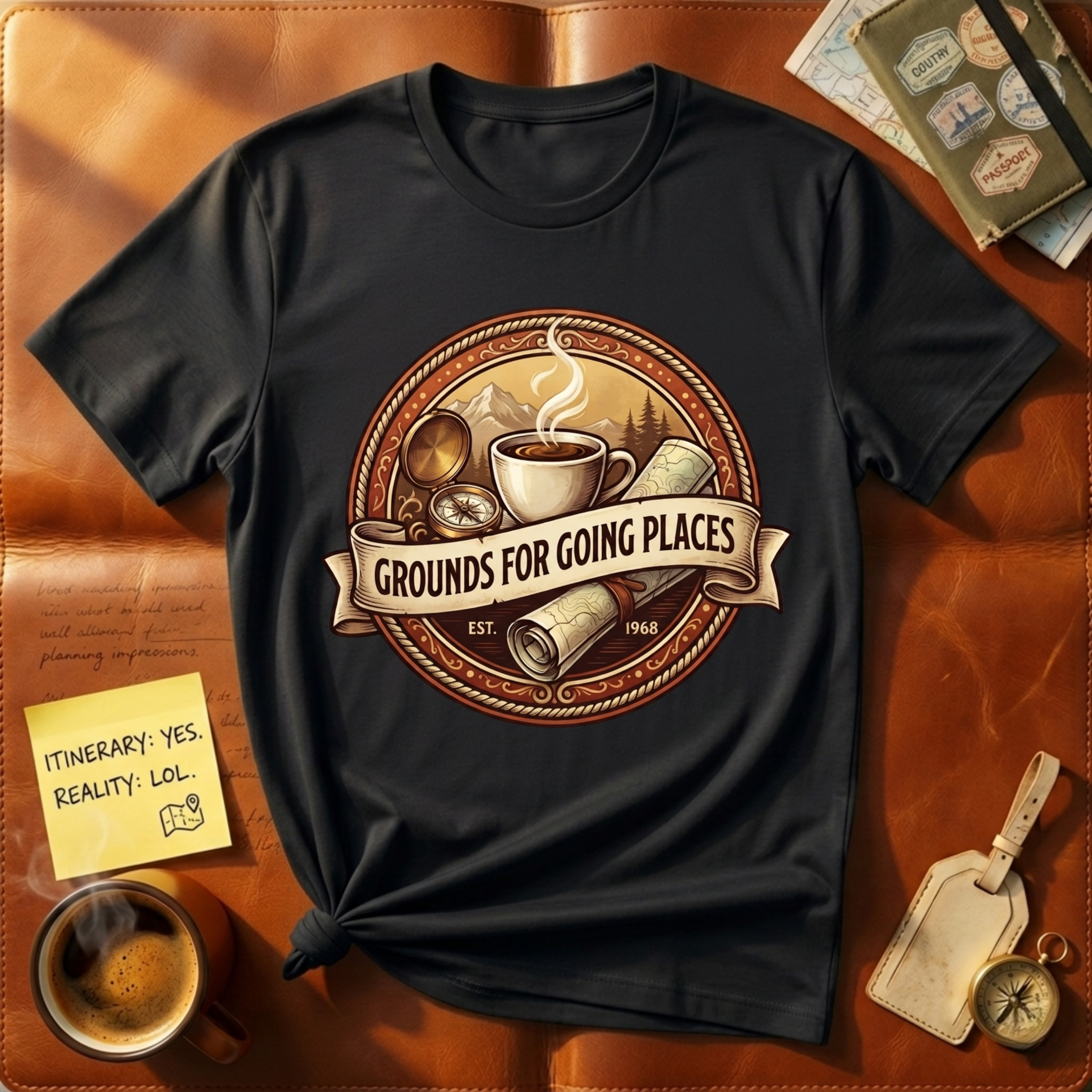Grounds For Going Places T-Shirt
