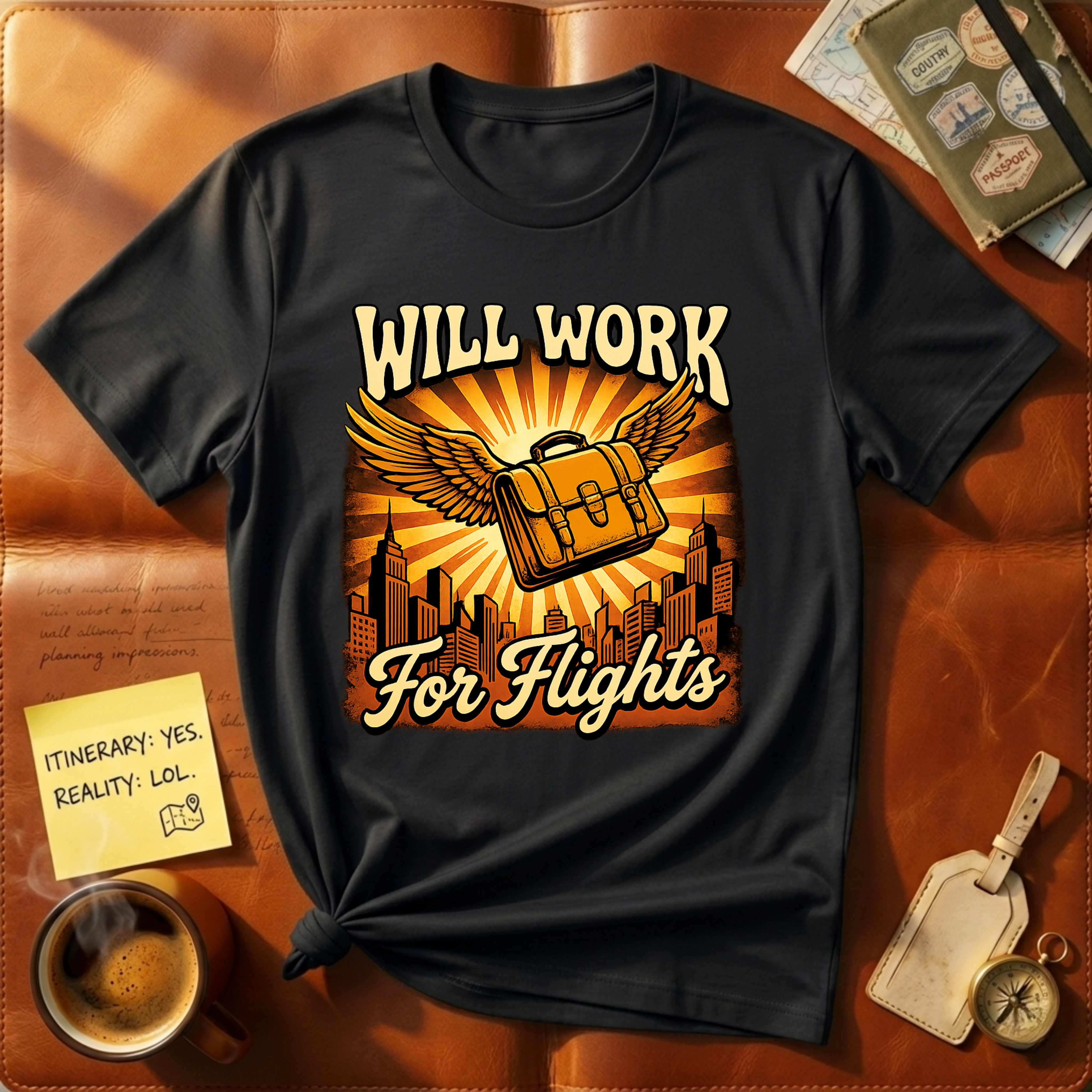 Will Work For Flights T-Shirt
