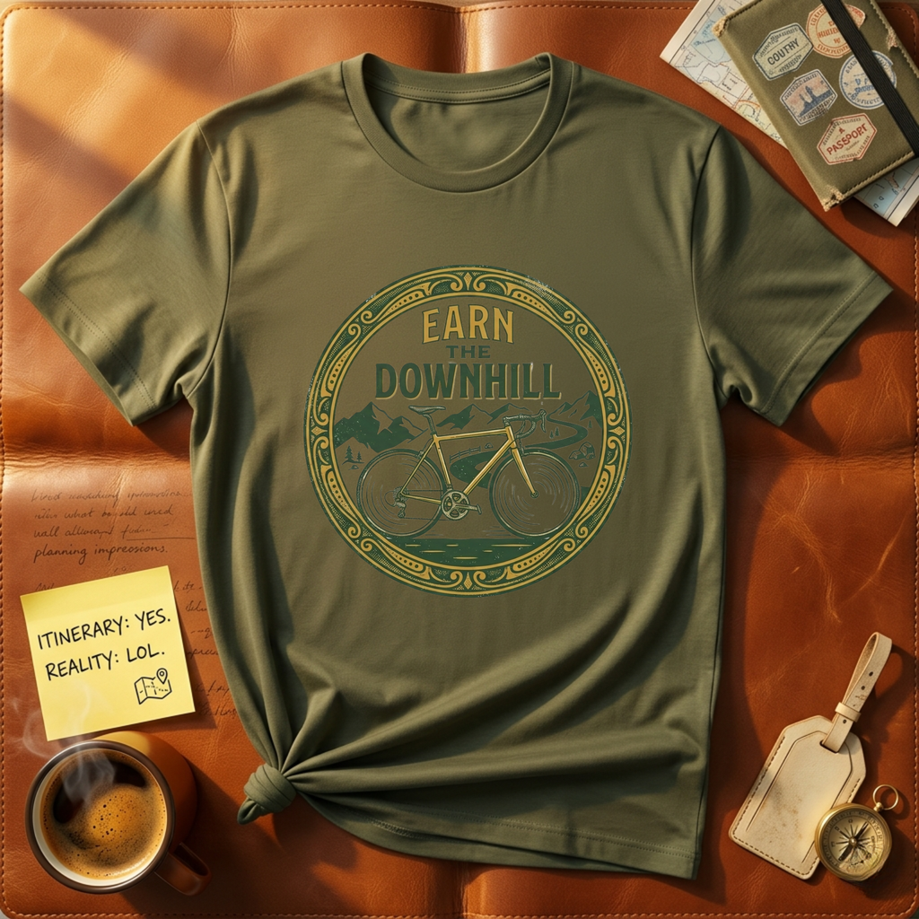 Earn The Downhill T-Shirt