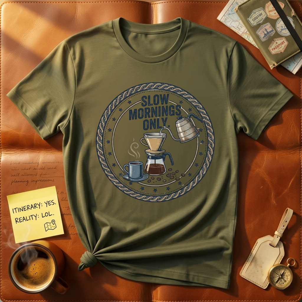 Slow Mornings Only T-Shirt