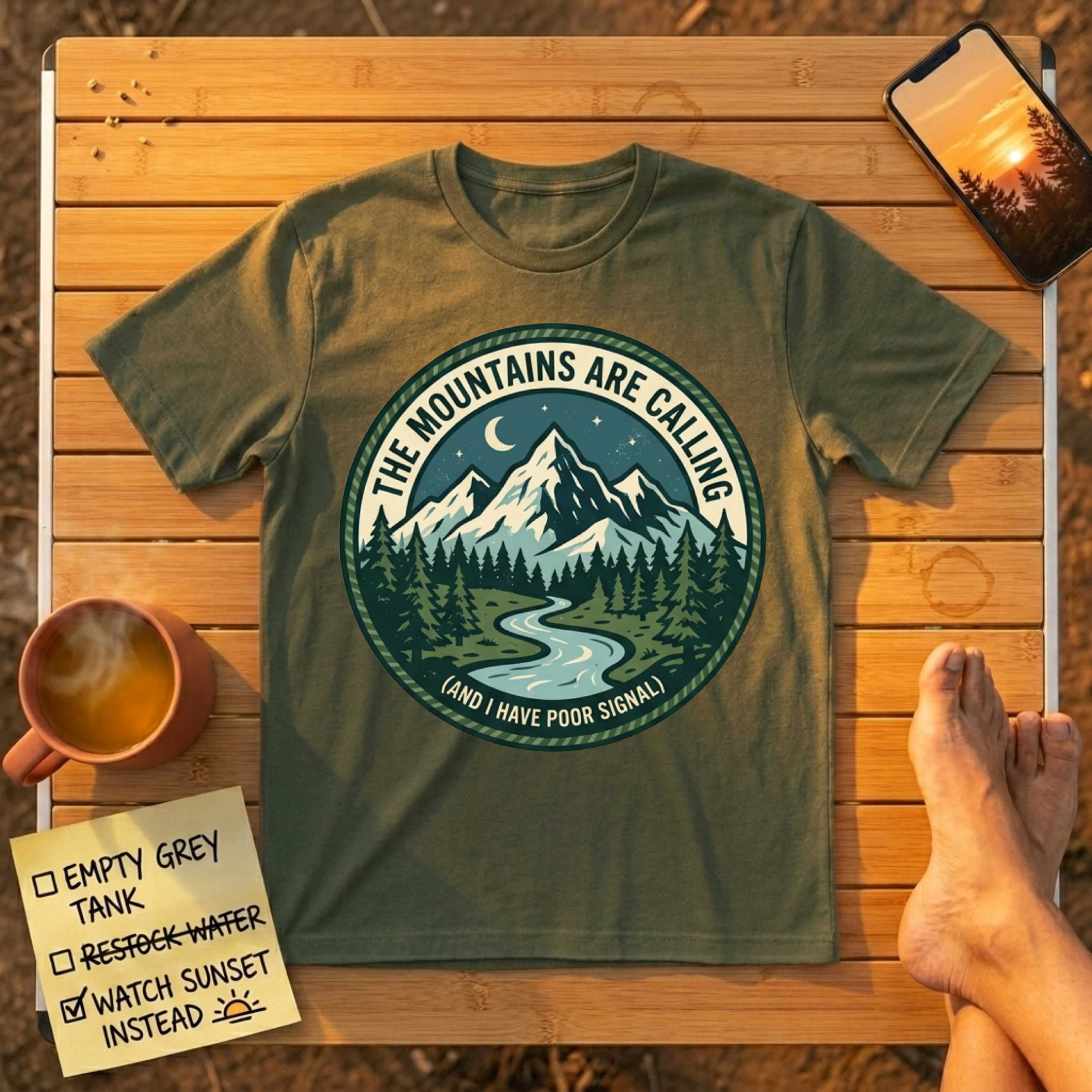 The Mountains Are Calling T-Shirt
