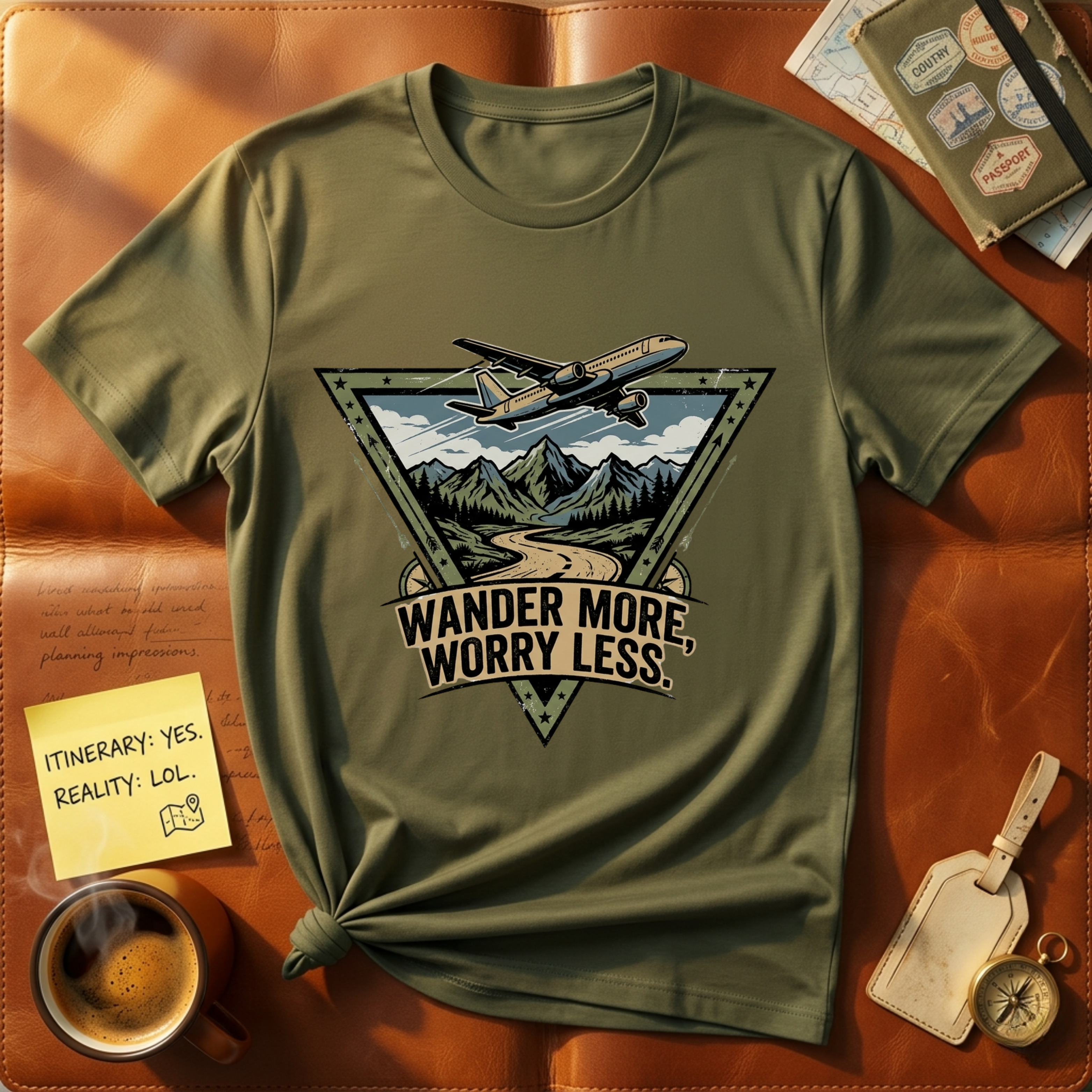 Wander More Worry Less T-Shirt