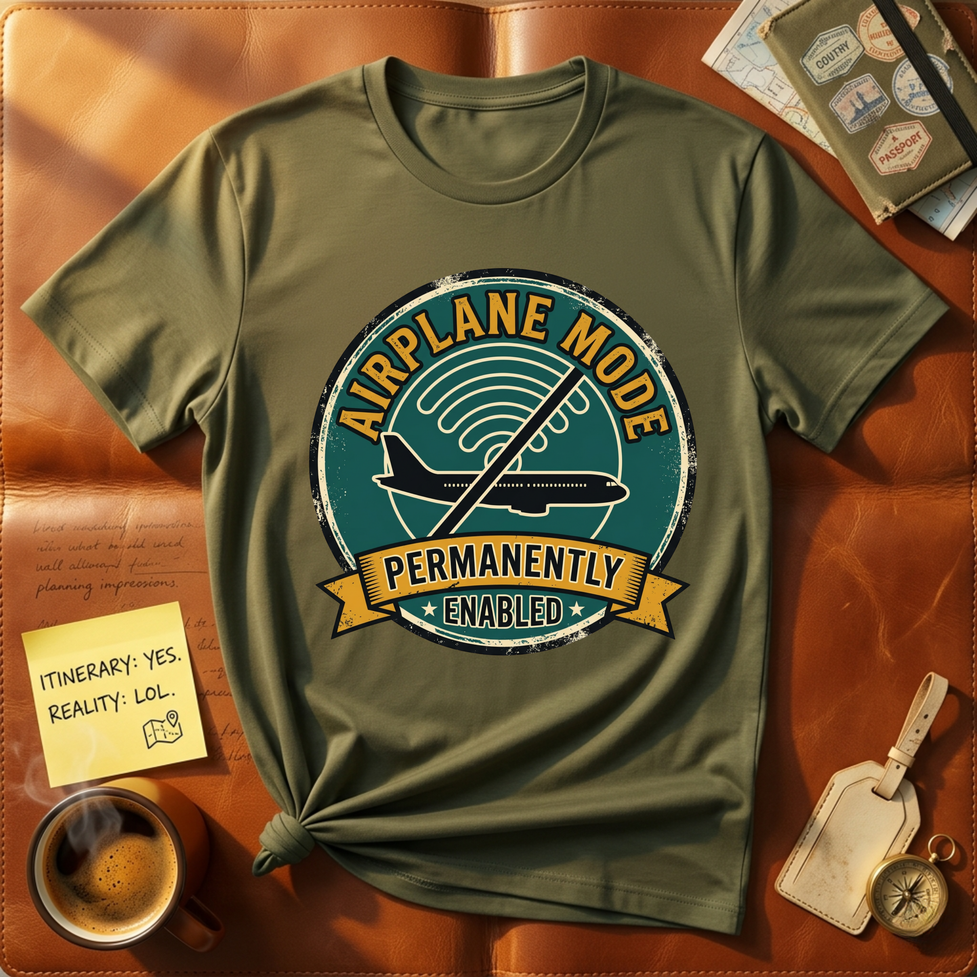 Airplane Mode Permanently On T-Shirt