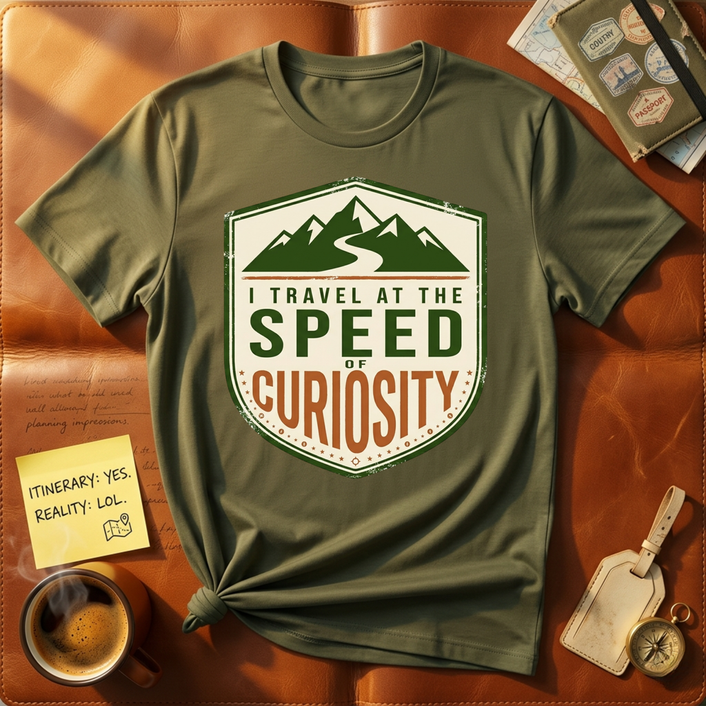 I Travel at the Speed of Curiousity T-Shirt