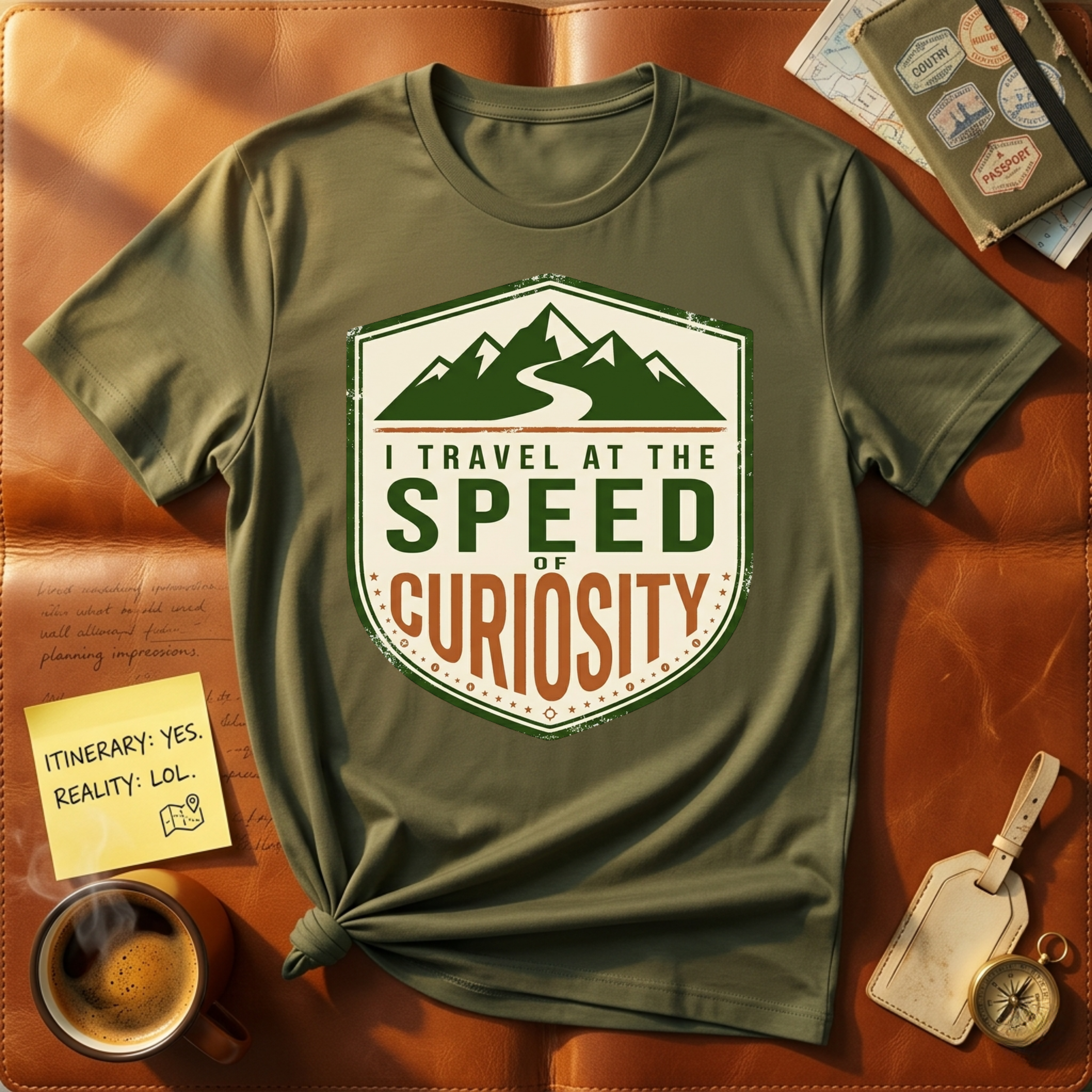 I Travel at the Speed of Curiousity T-Shirt