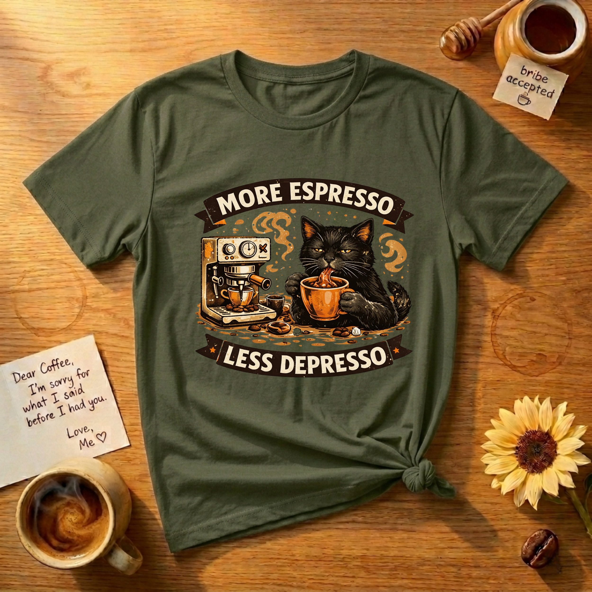 More Espresso Less Depresso T-Shirt