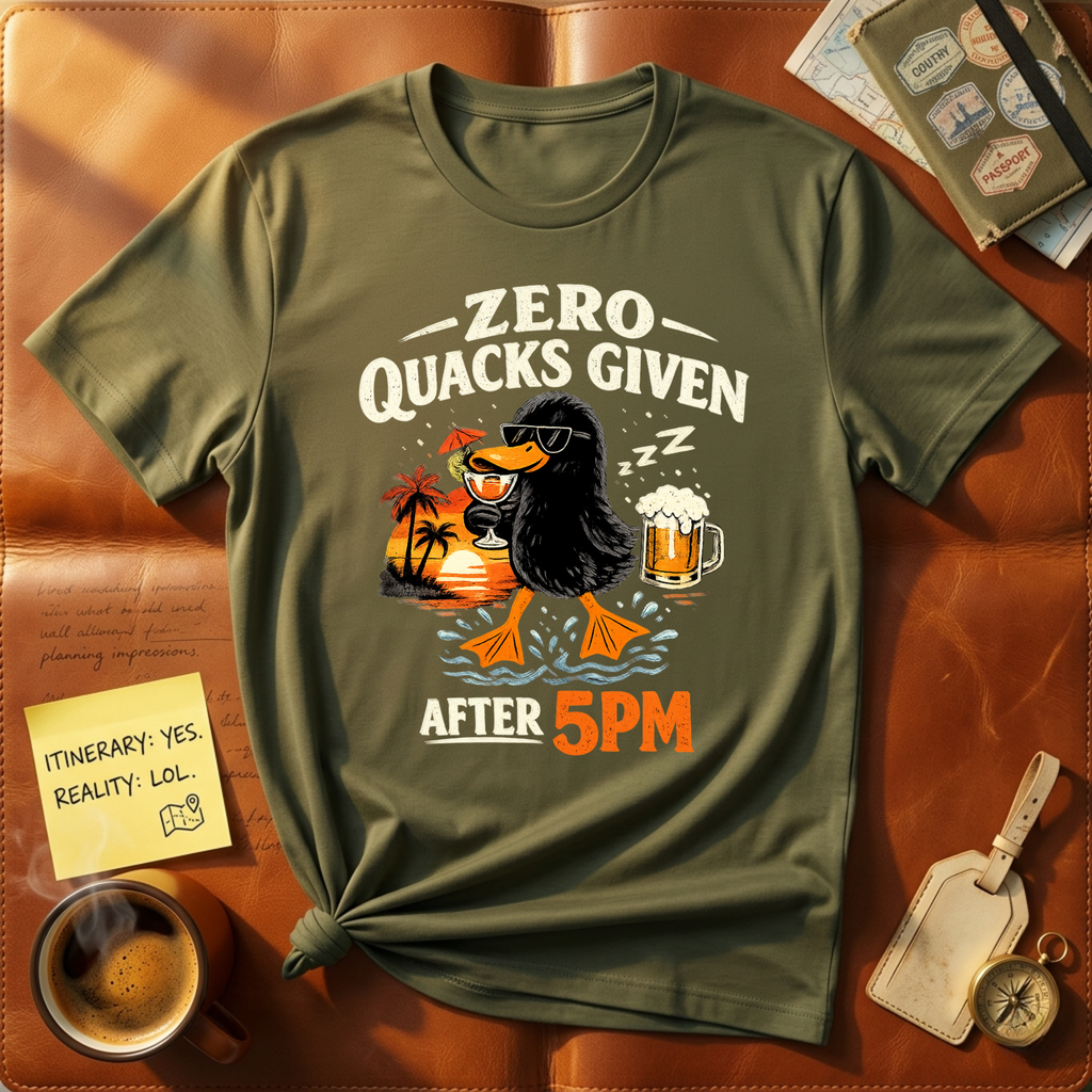 Zero Quacks Given travel T-Shirt