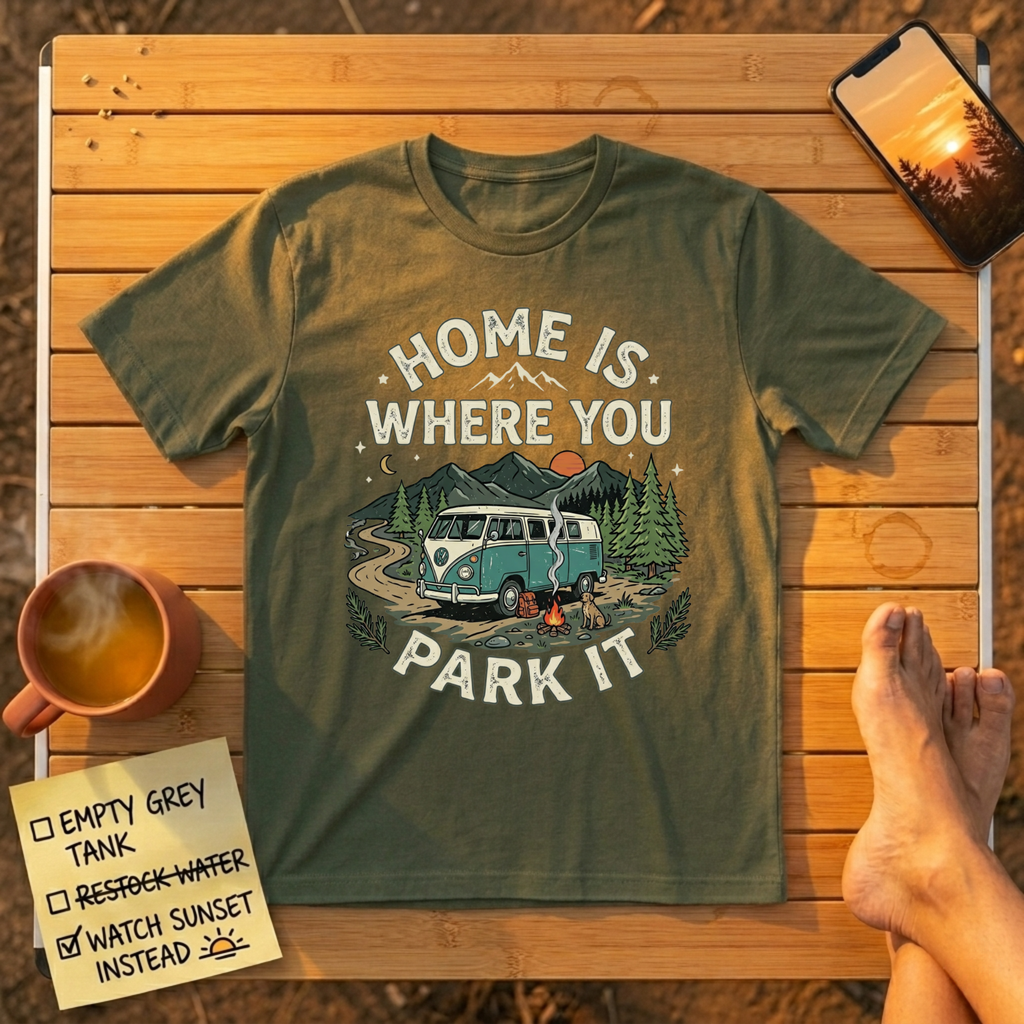 Home Is where You Park It T-Shirt