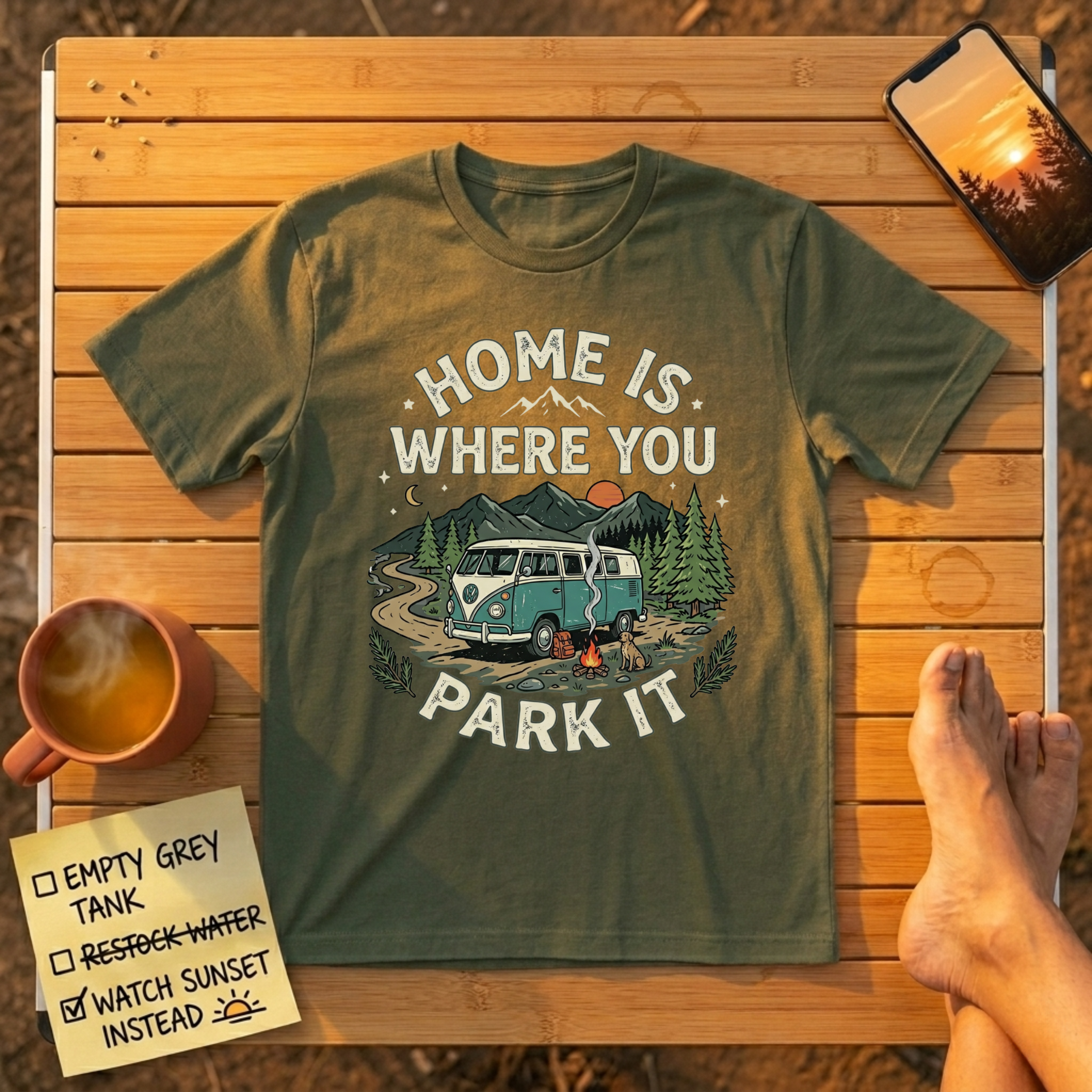 Home Is where You Park It T-Shirt