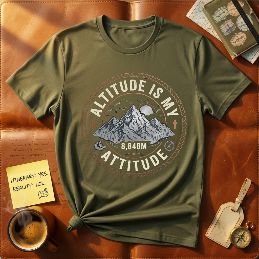 Altitude is my attitude T-Shirt
