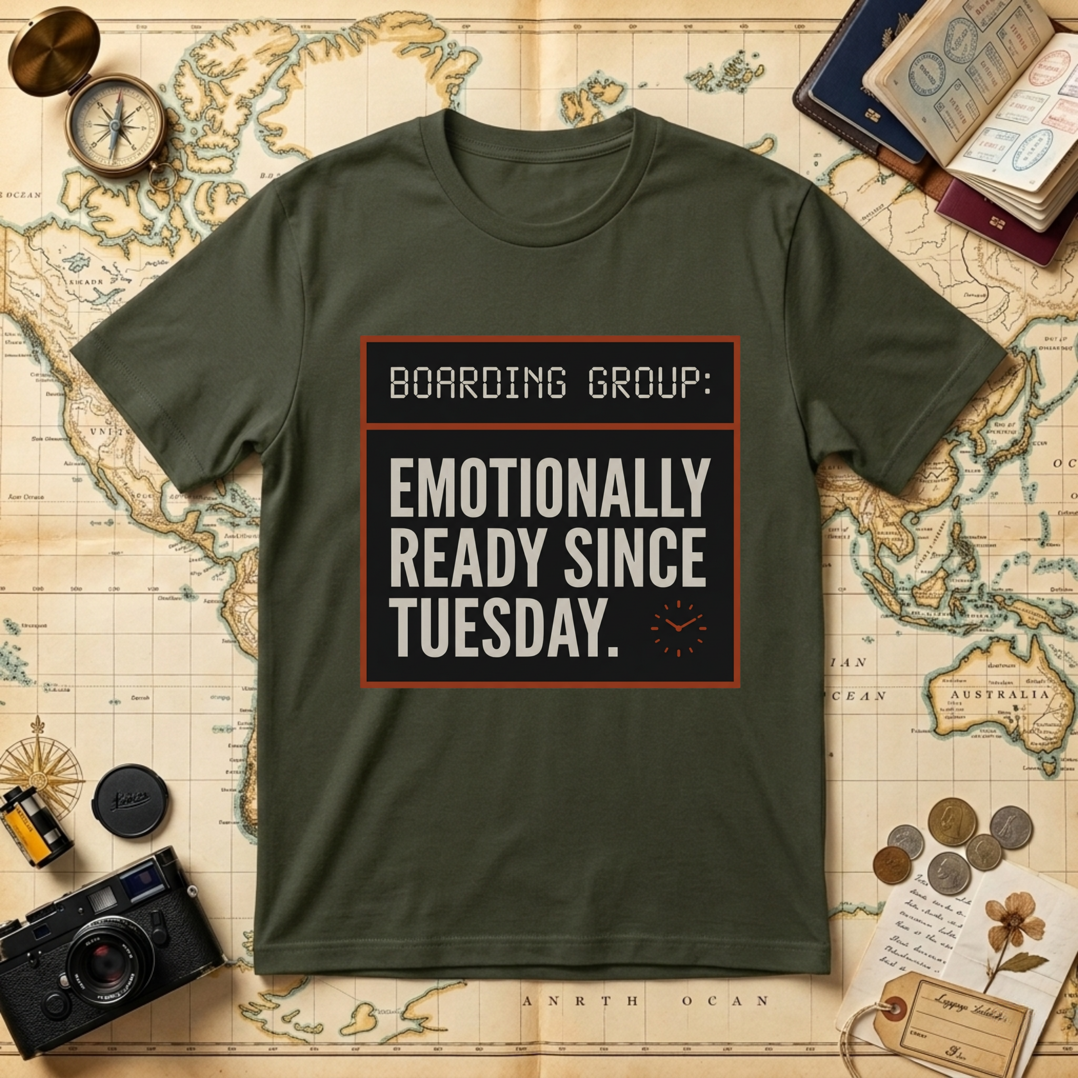 Boarding Group Emotionally Ready Since Tuesday T-Shirt