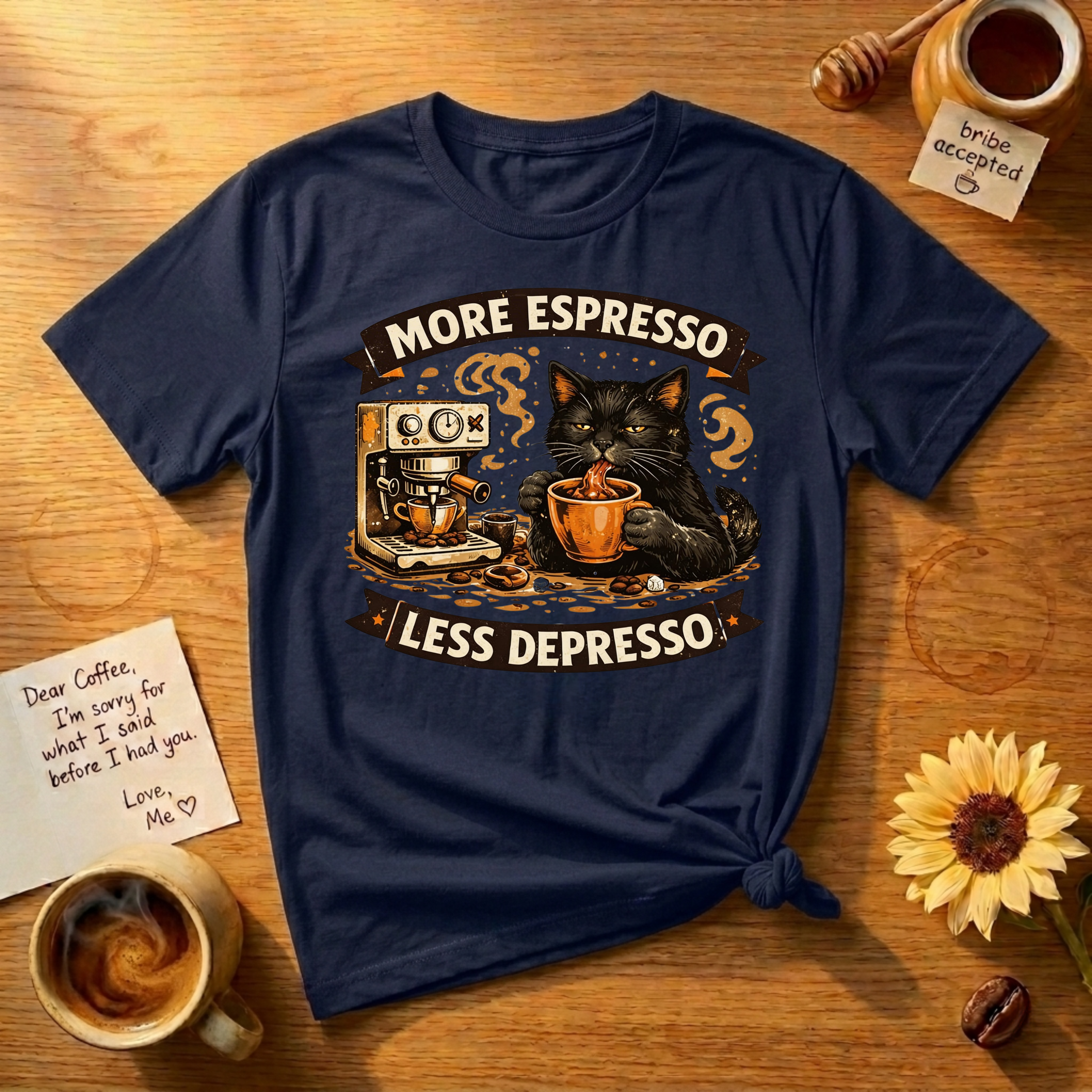 More Espresso Less Depresso T-Shirt