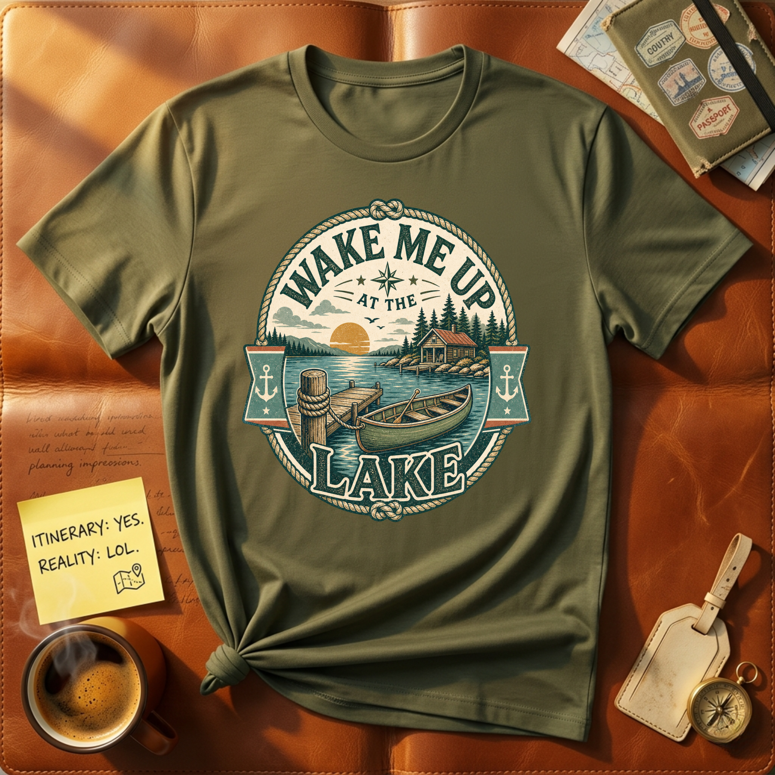 Wake Me Up At The Lake T-Shirt
