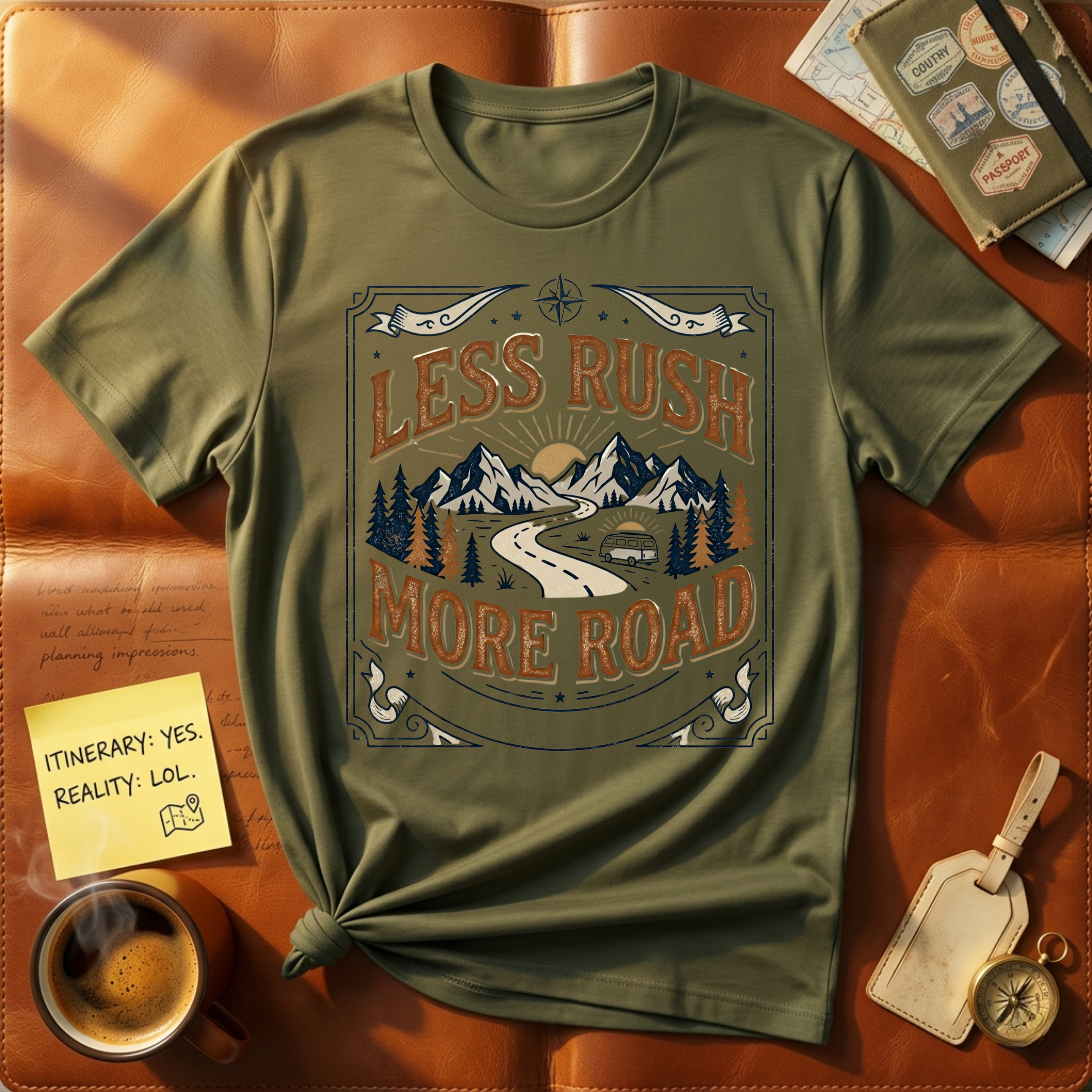 Less Rush More Road T-Shirt