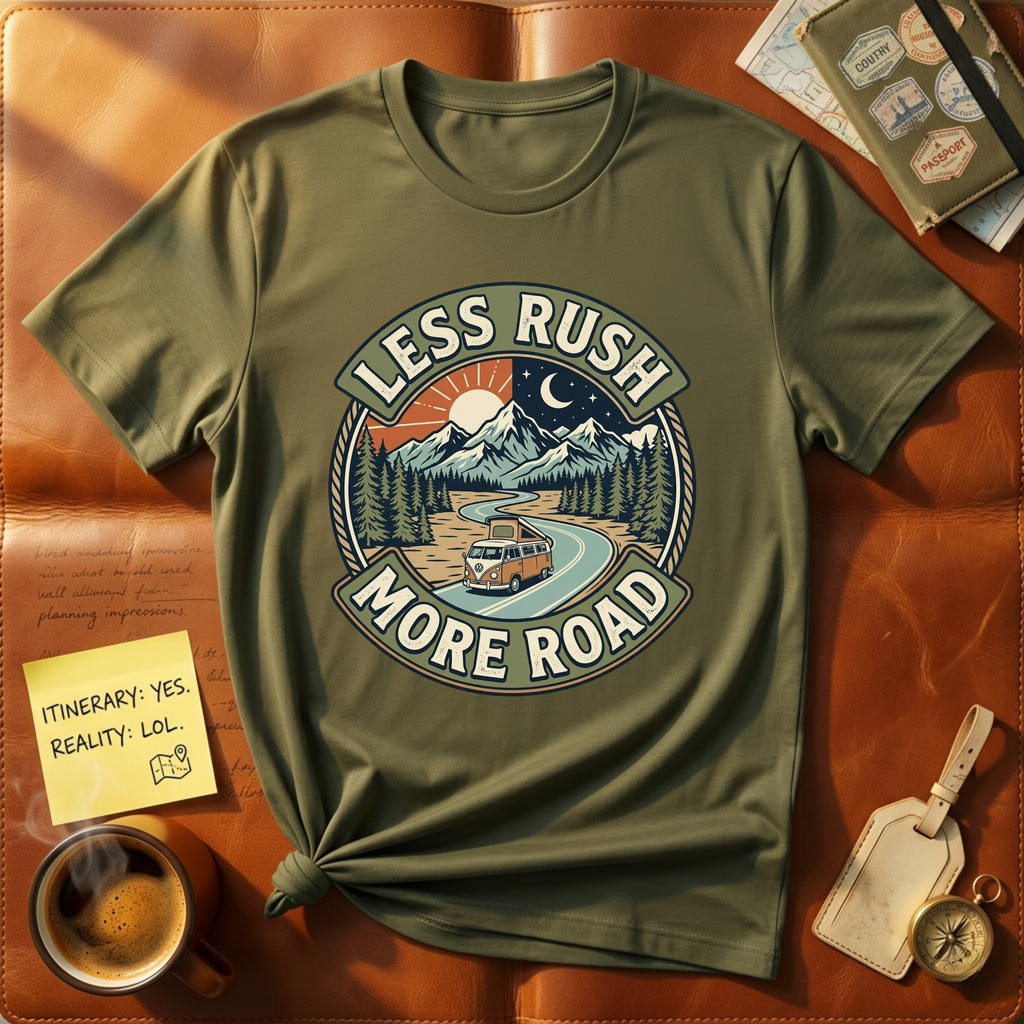 Less Work More Waves T-Shirt