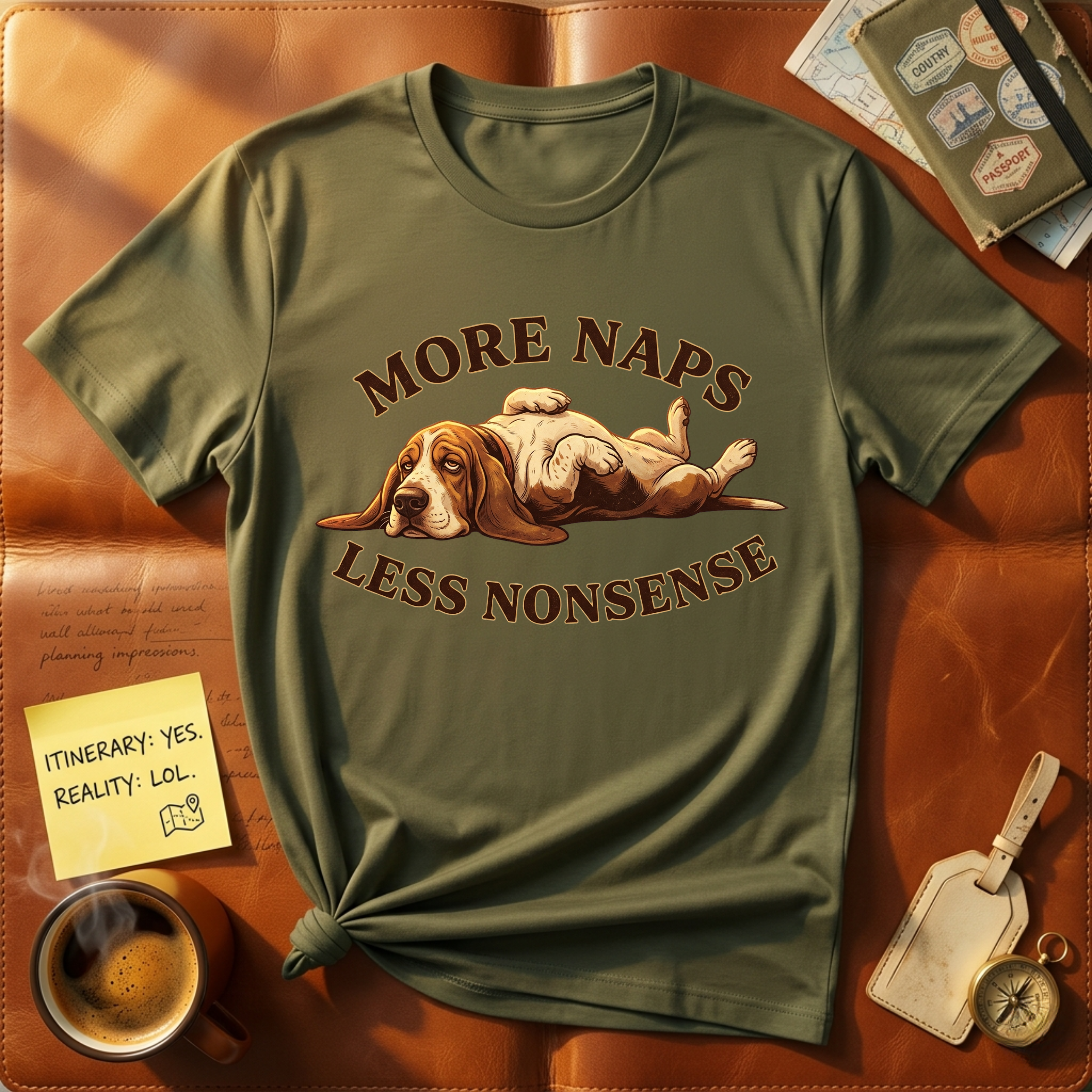 More Naps Less Nonsense T-Shirt