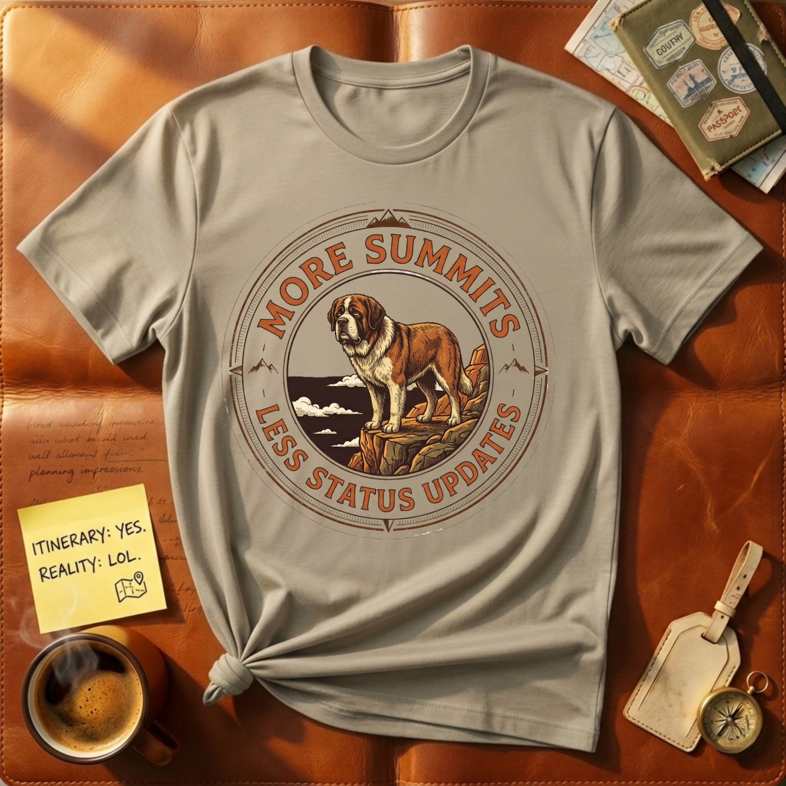 More Summits Less Status Updates T-Shirt