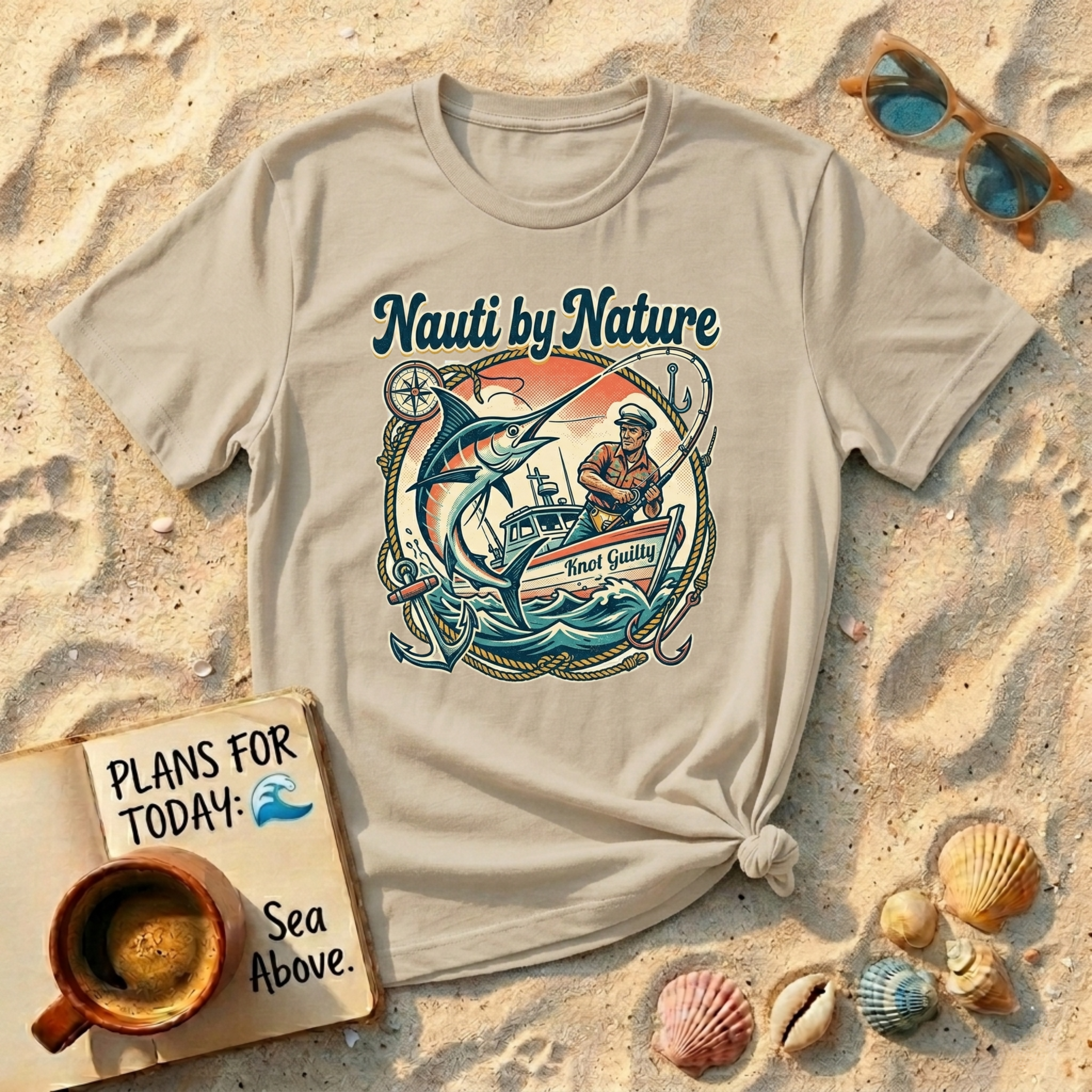 Nauti By Nature Fishing T-Shirt