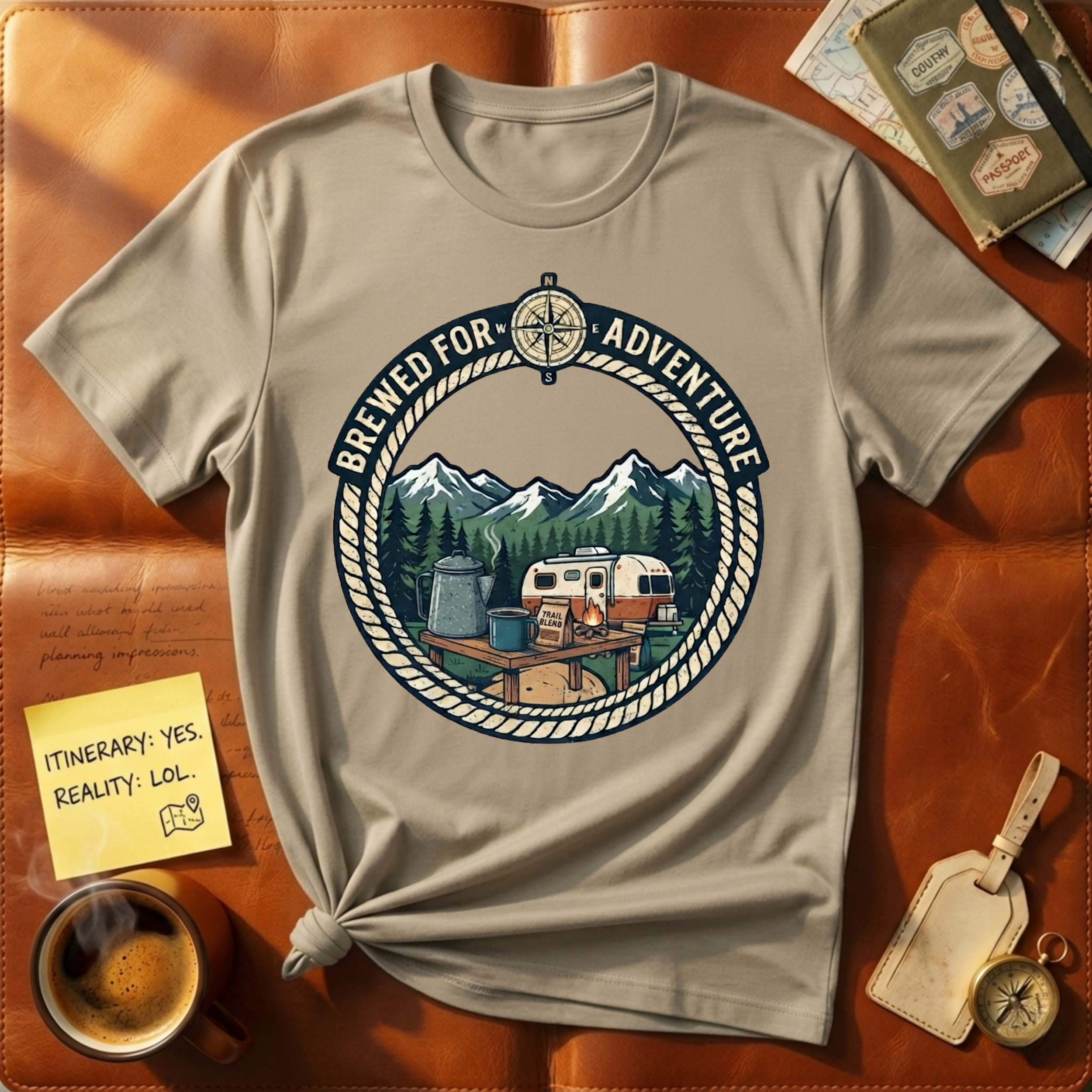 Brewed For Adventure T-Shirt