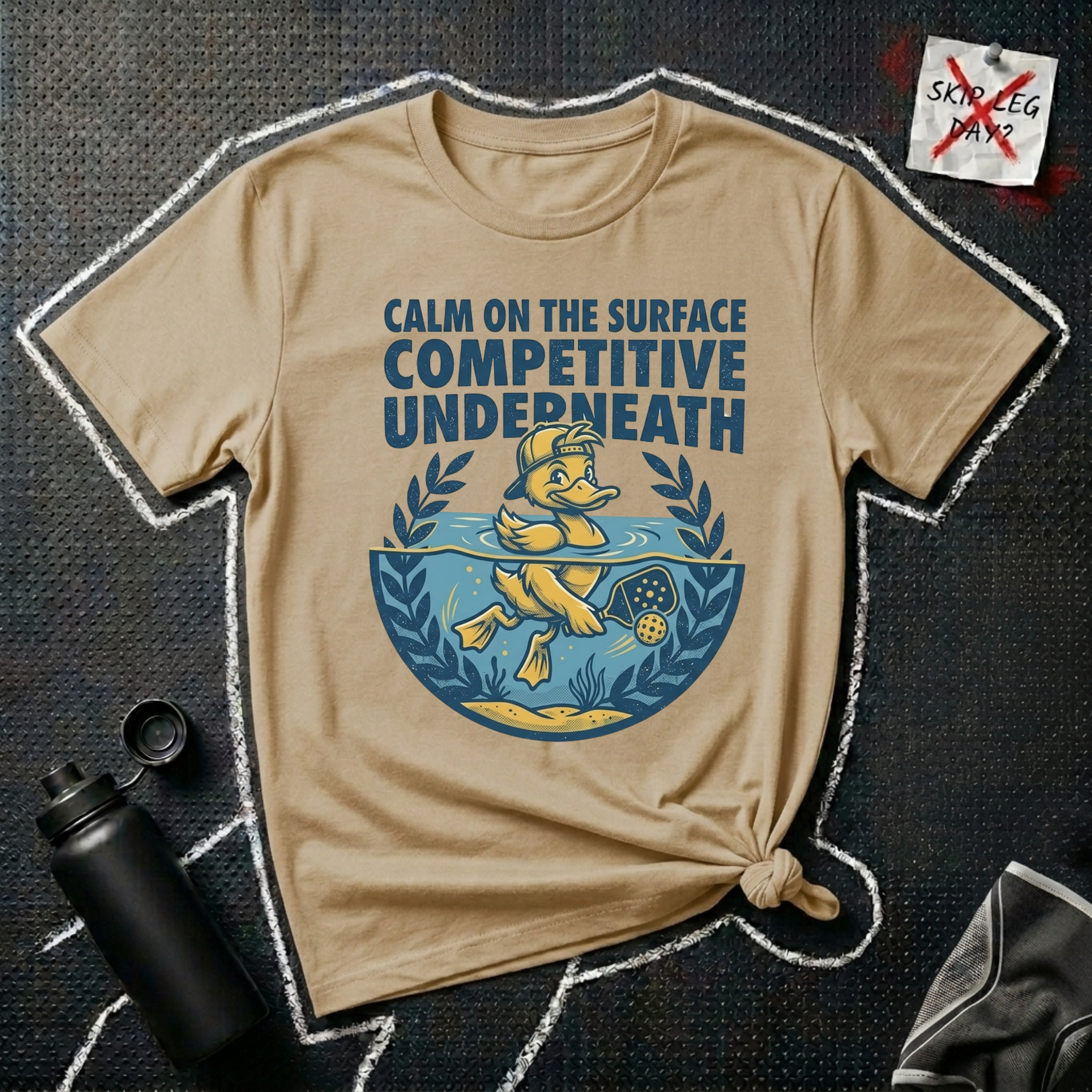 Calm on surface PickleBall T-Shirt