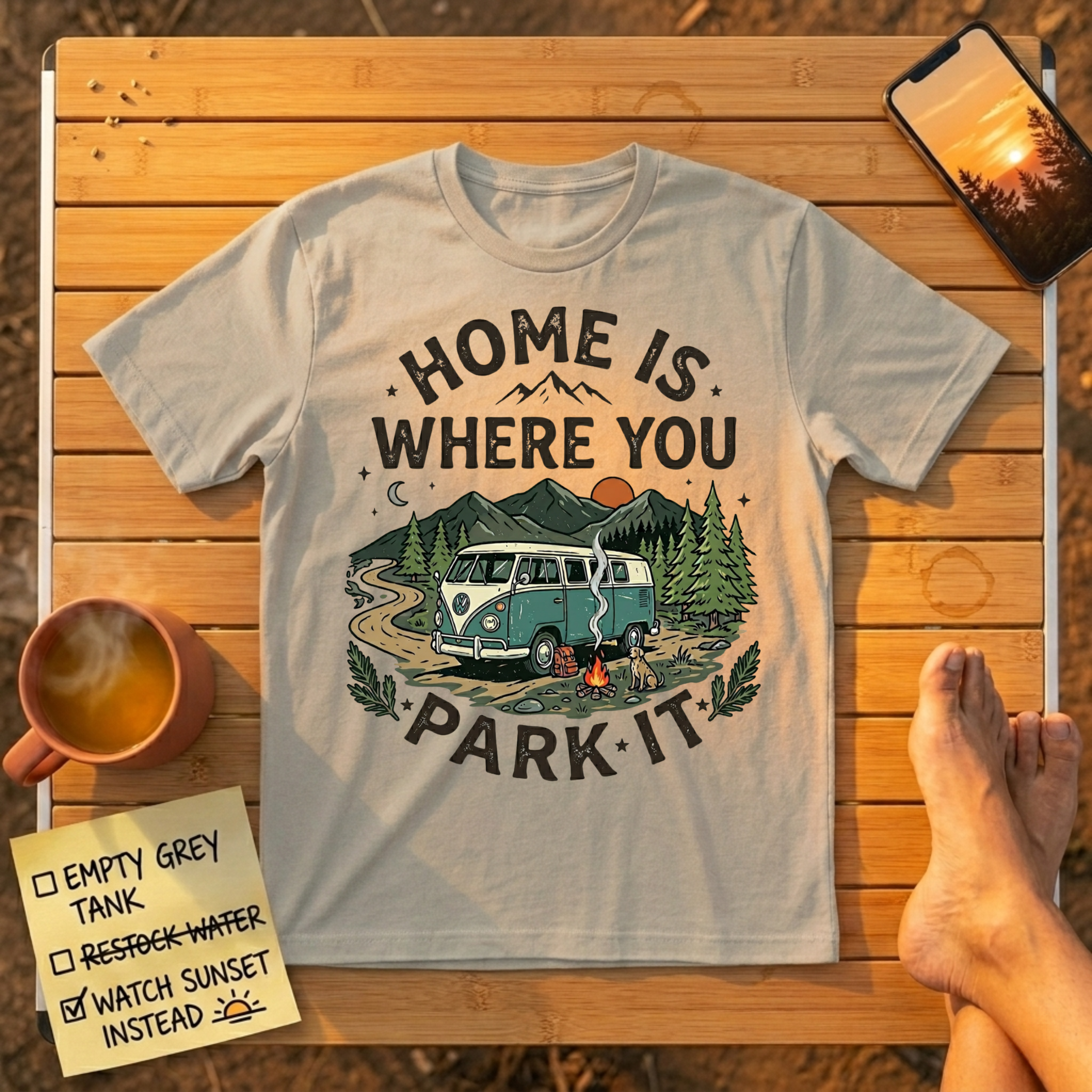 Home Is where You Park It T-Shirt