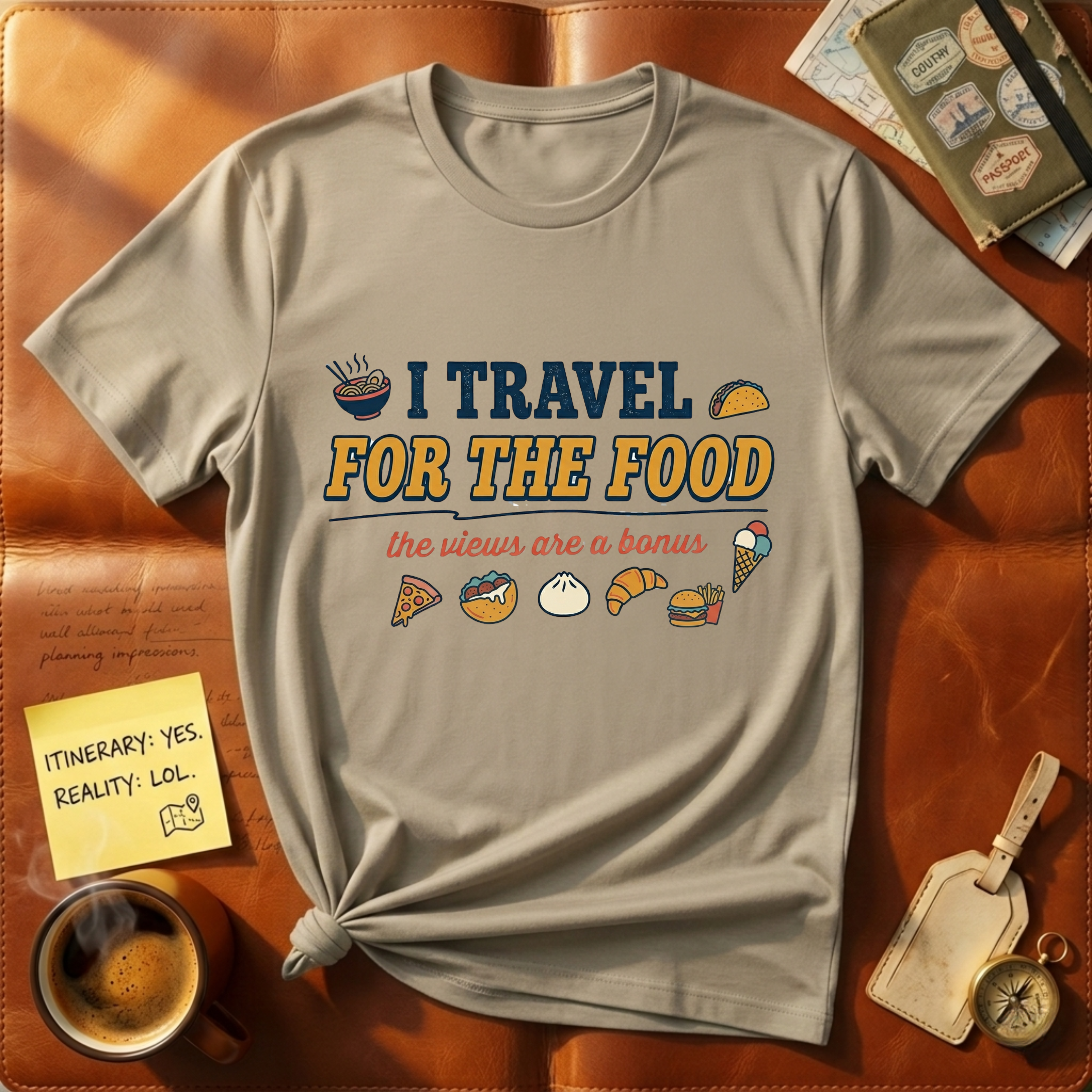 I Travel For The Food T-Shirt