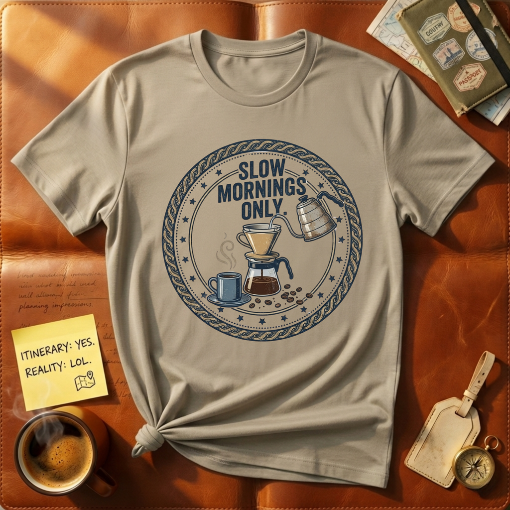 Slow Mornings Only T-Shirt