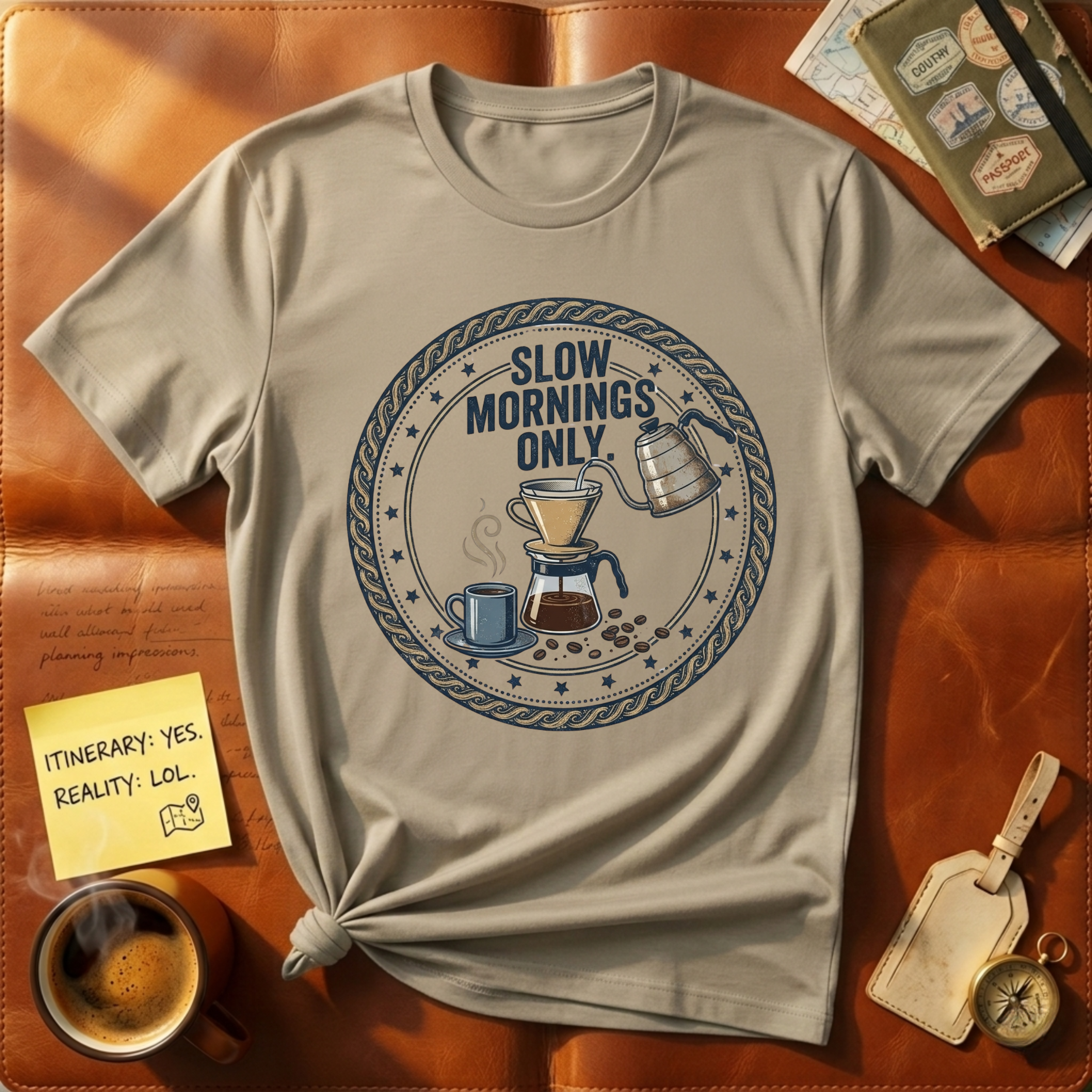 Slow Mornings Only T-Shirt