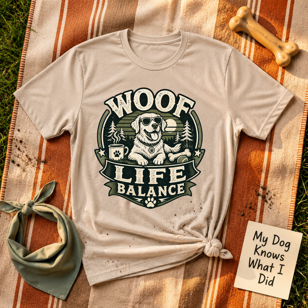 Woof Life Balance T-Shirt