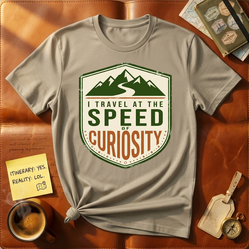 I Travel at the Speed of Curiousity T-Shirt