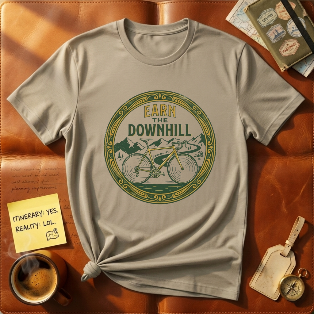 Earn The Downhill T-Shirt