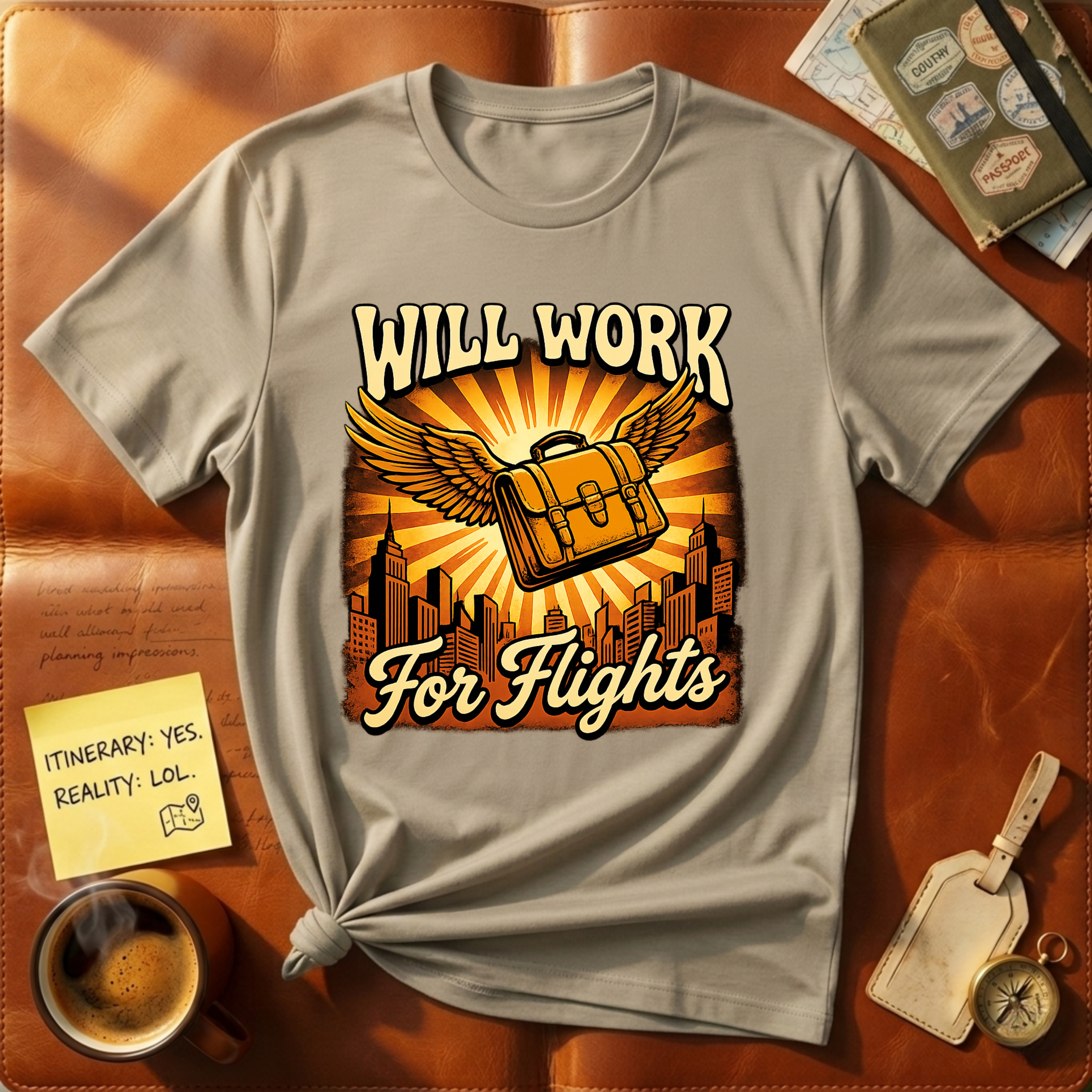 Will Work For Flights T-Shirt