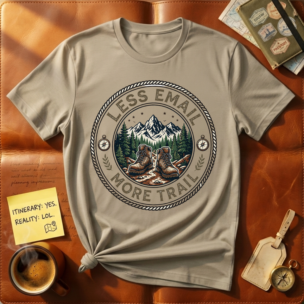 Less Email More Trail T-Shirt