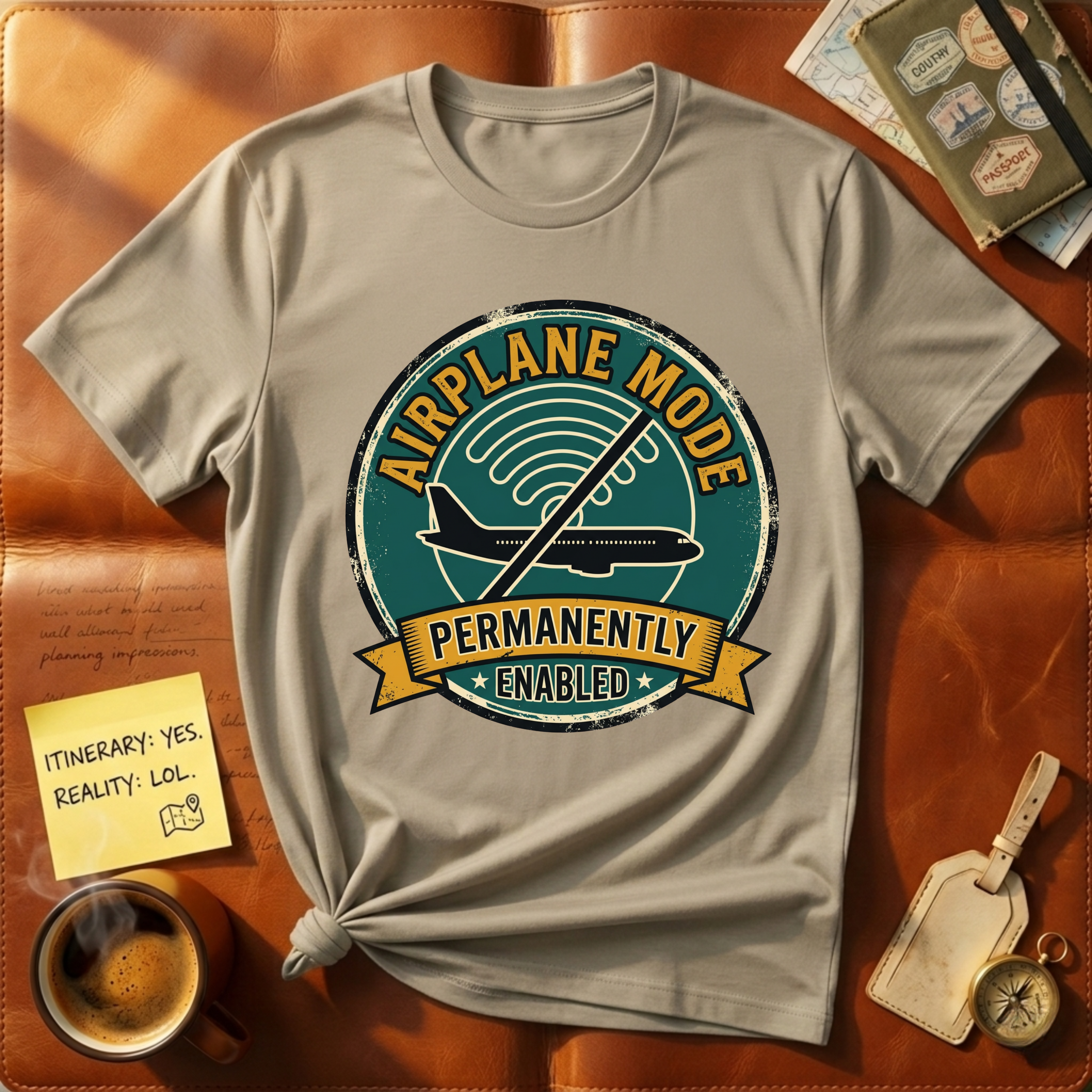 Airplane Mode Permanently On T-Shirt