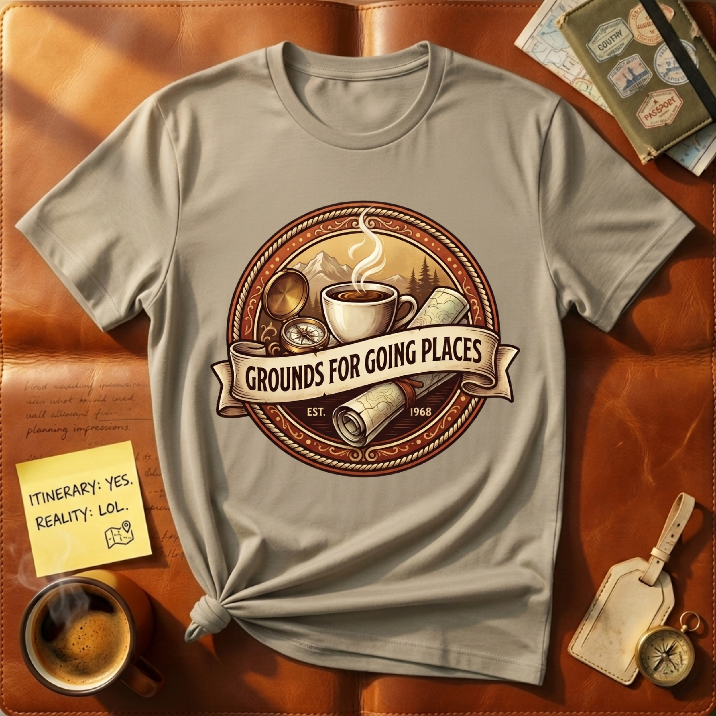 Grounds For Going Places T-Shirt