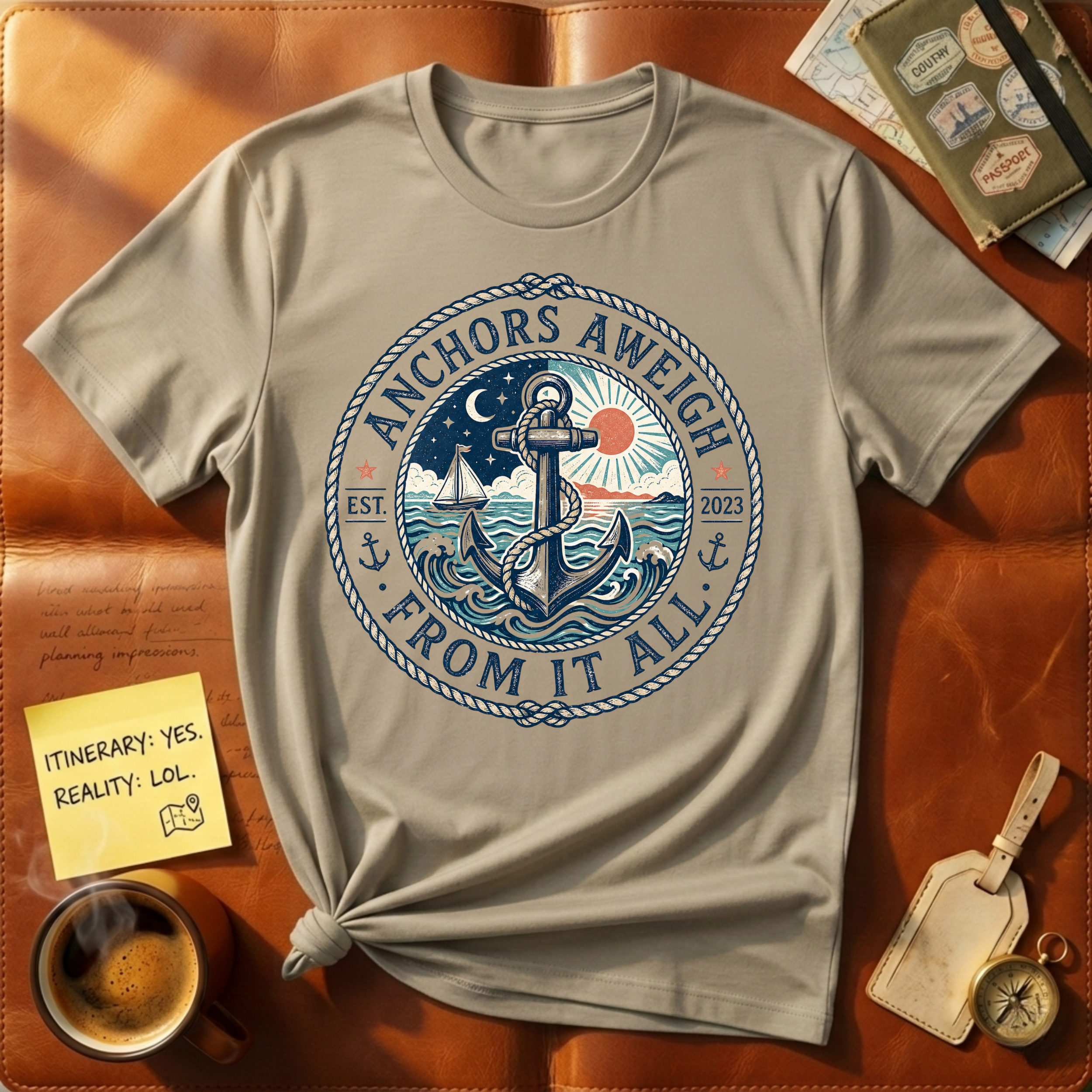 Anchors Aweigh From It All T-Shirt