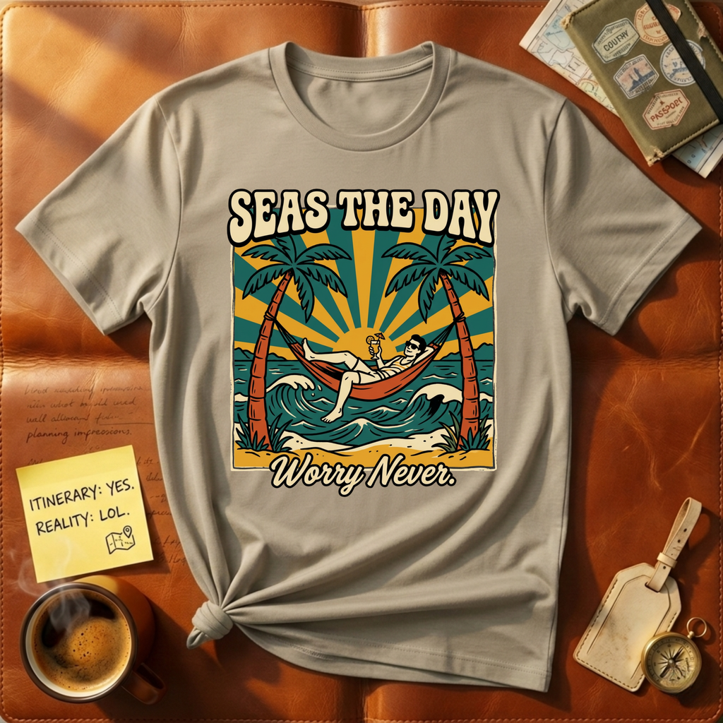 Seas The Day Worry Never T-Shirt
