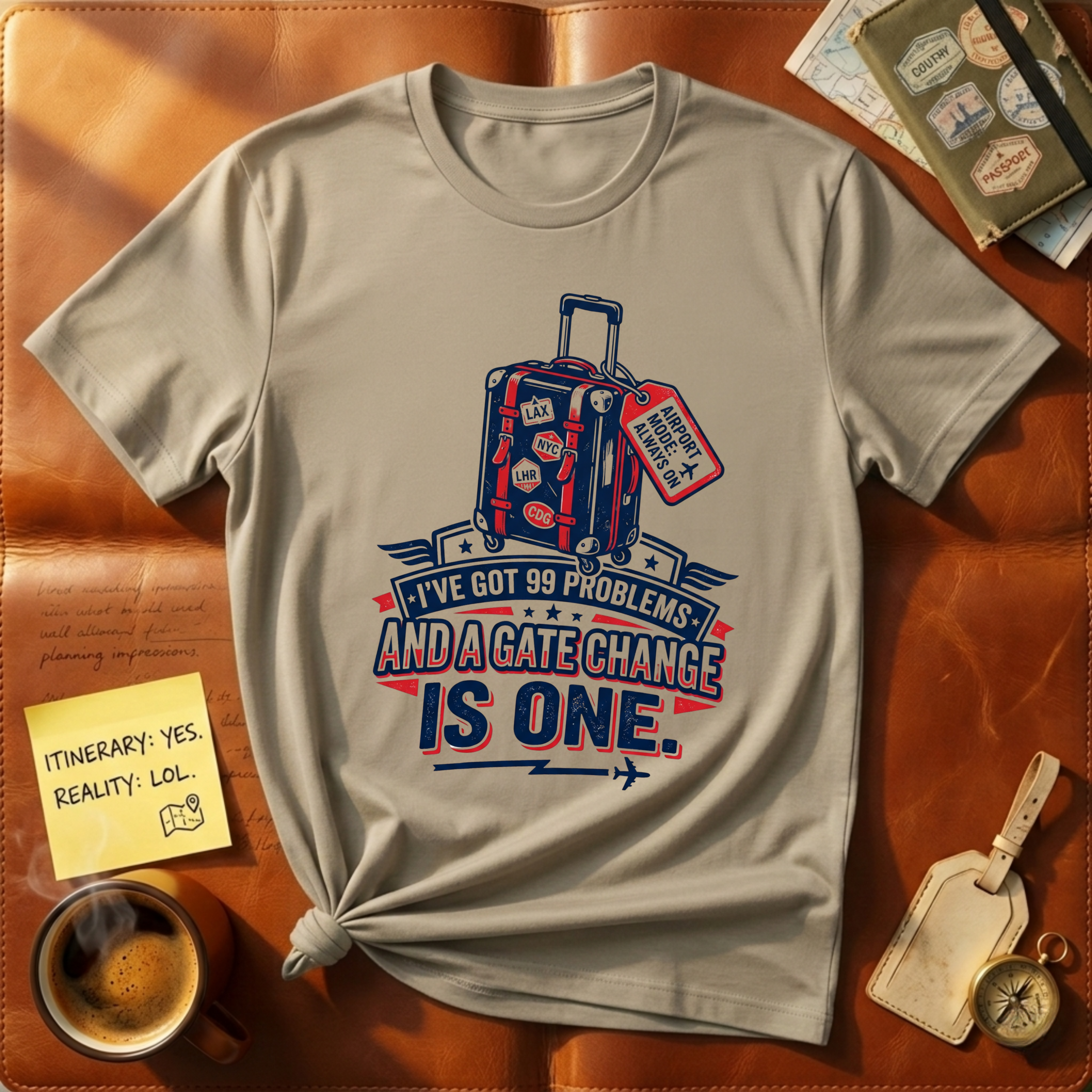 I’ve Got 99 Problems And A Gate Change Is One T-Shirt