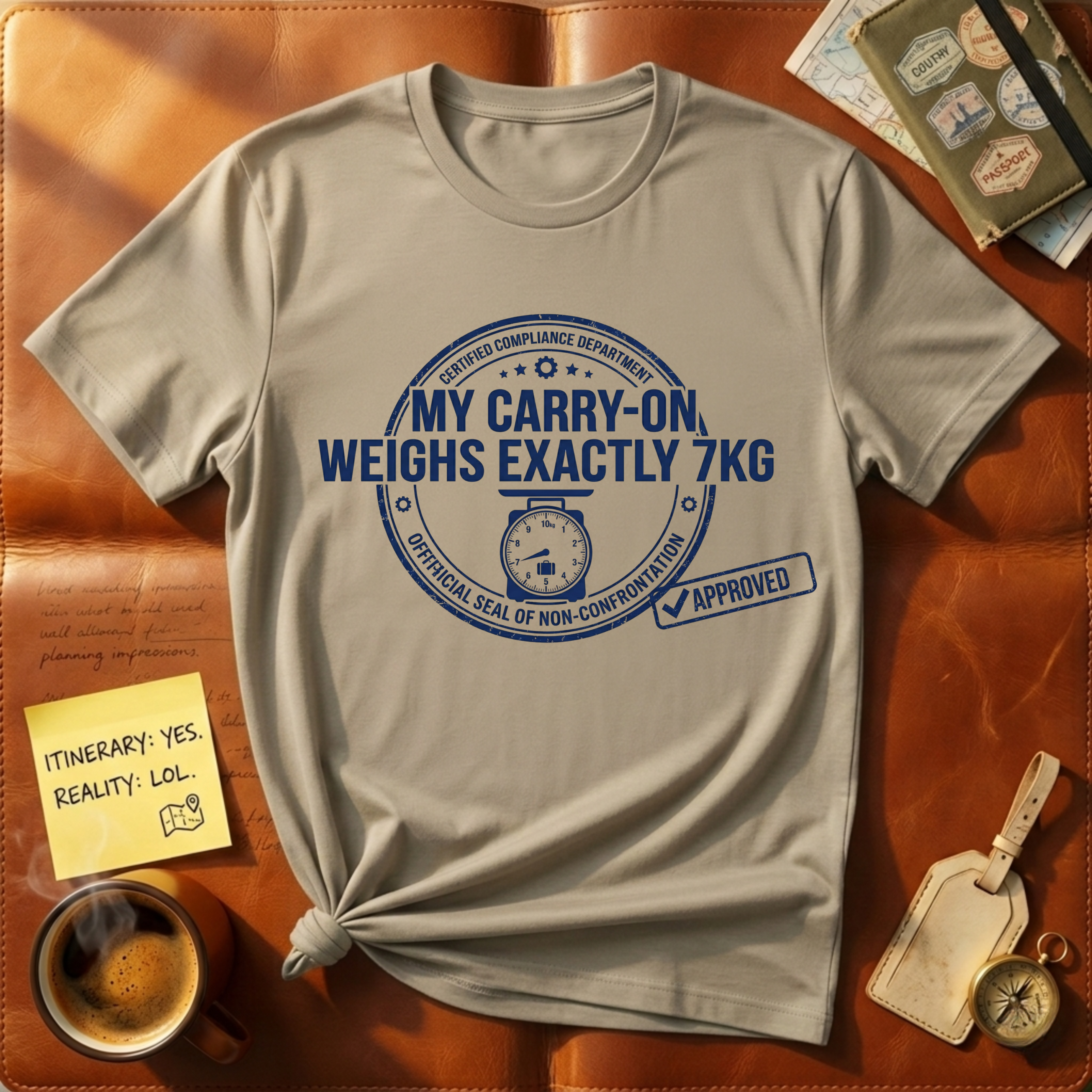 My Carry-On Weighs Exactly 7kg T-Shirt
