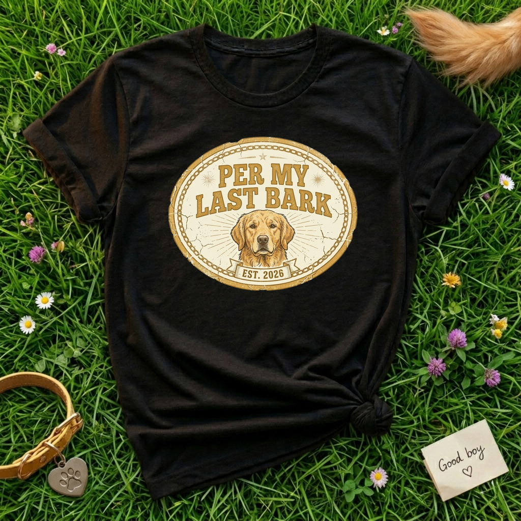 Per my Last bark T-Shirt