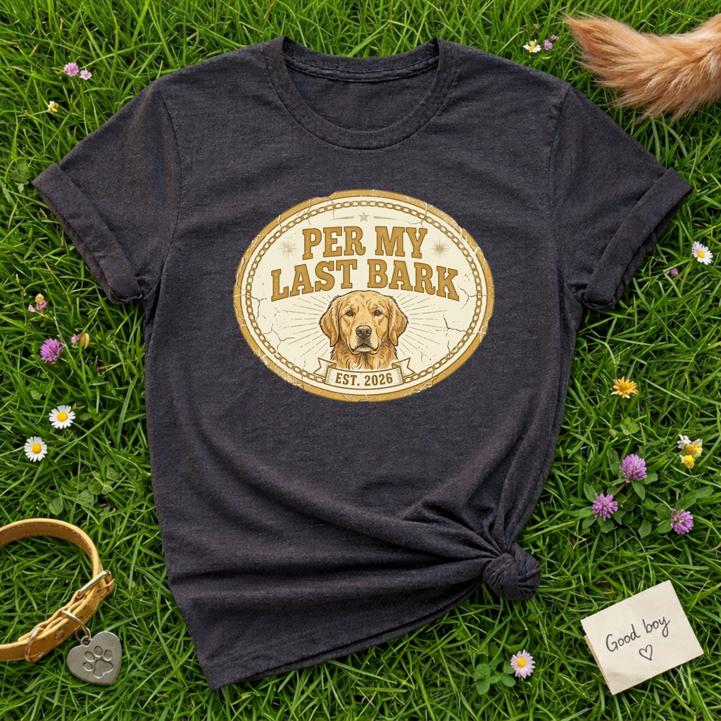Per my Last bark T-Shirt