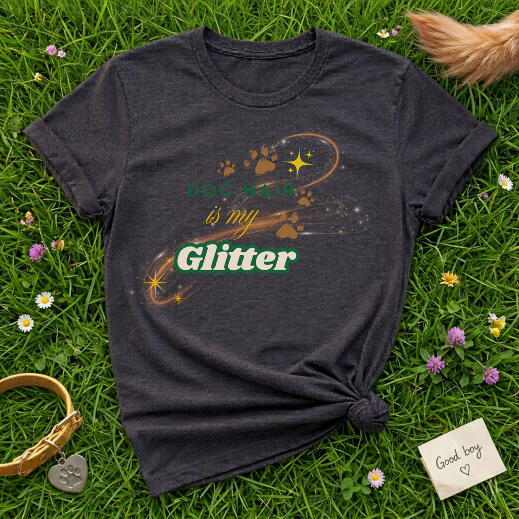 Dog Hair is my Glitter T-Shirt