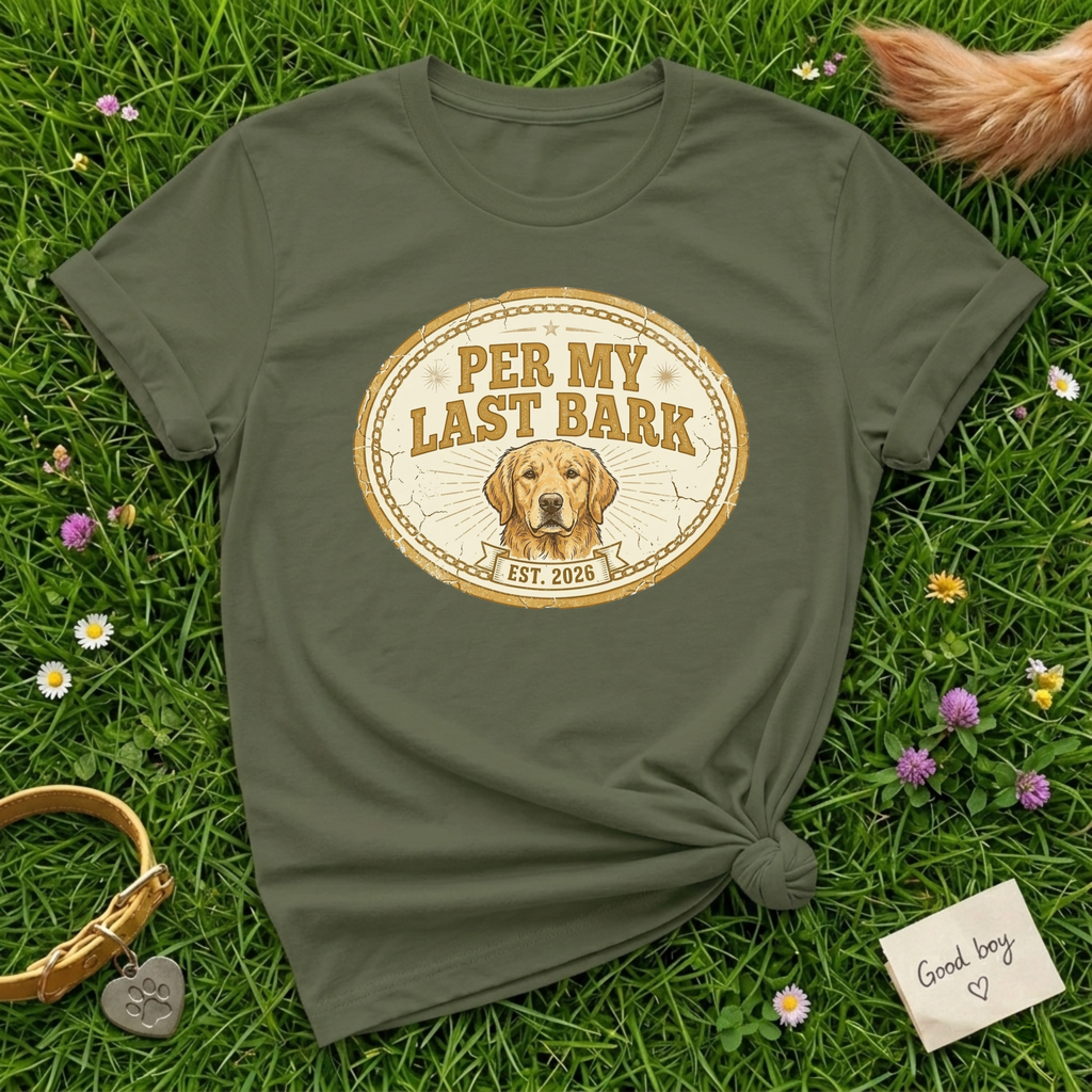 Per my Last bark T-Shirt