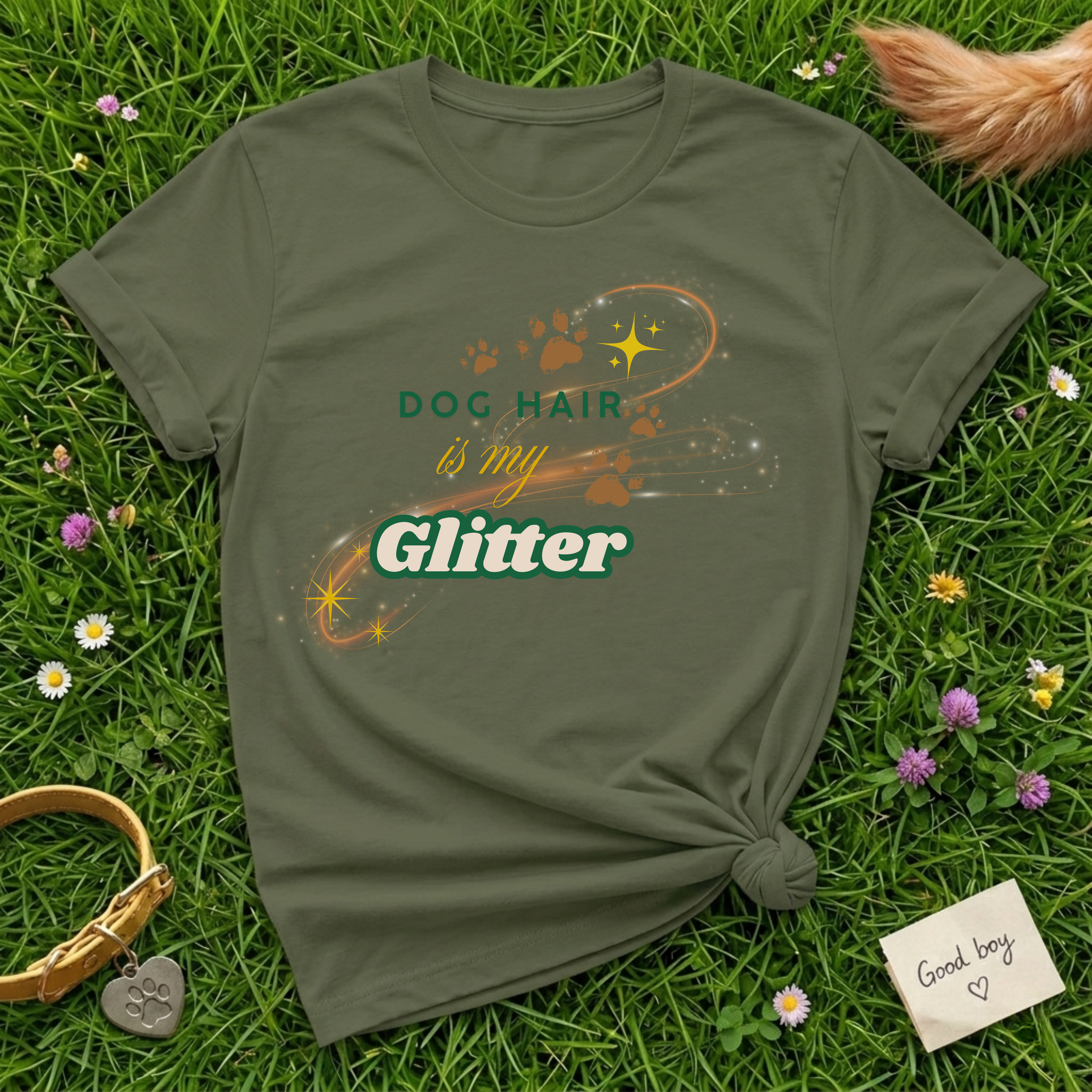 Dog Hair is my Glitter T-Shirt