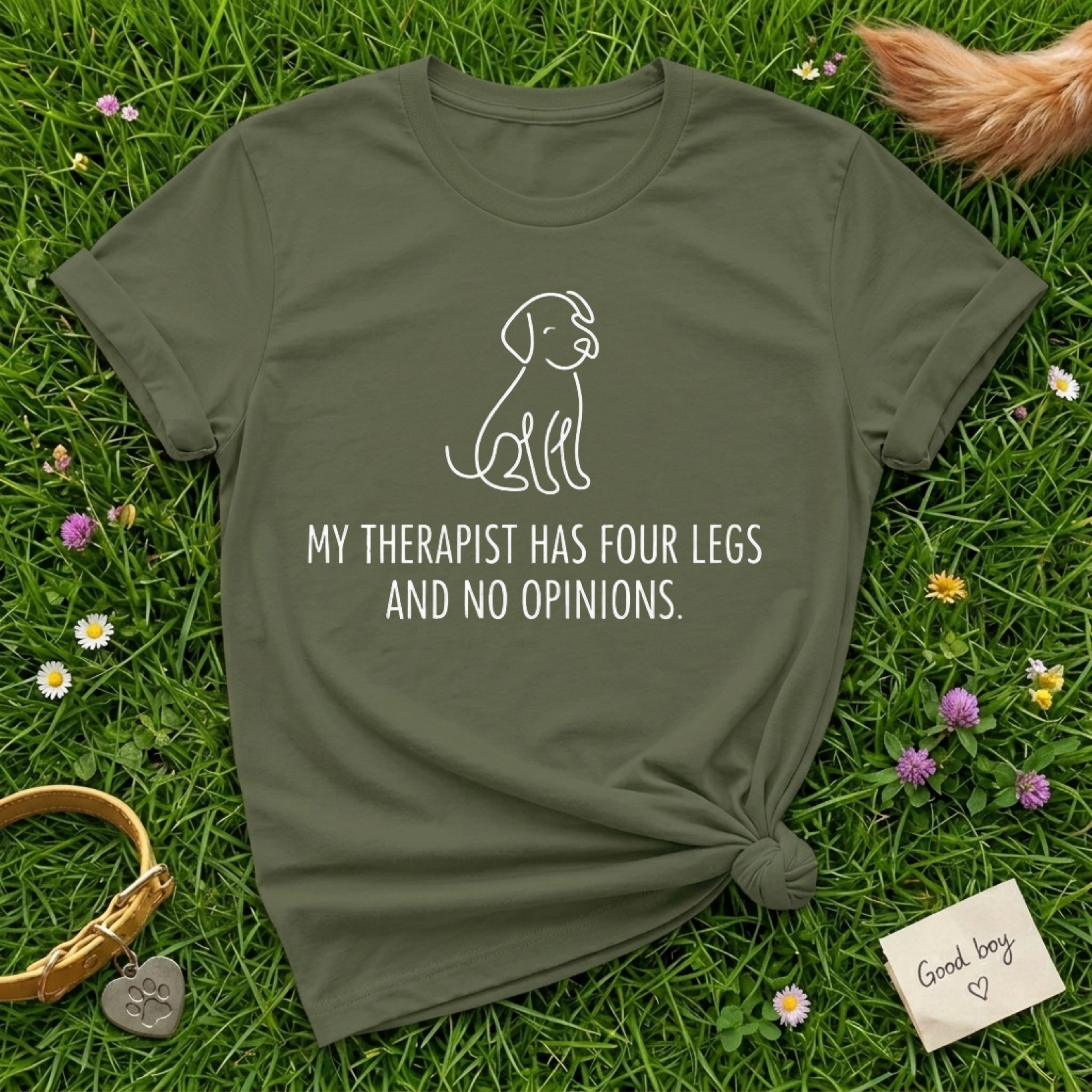 My Therapist has four legs T-Shirt